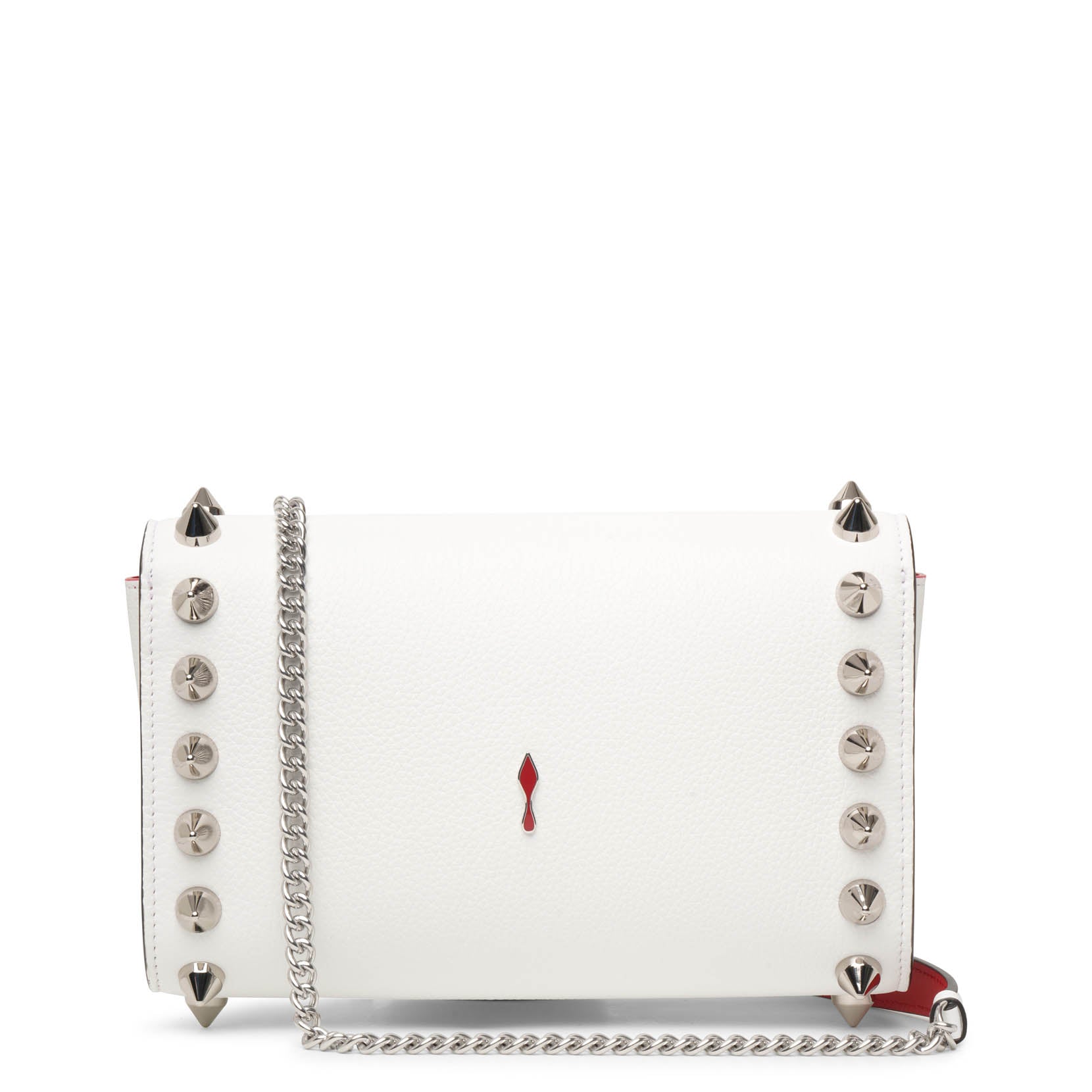 Paloma maxi spikes white clutch