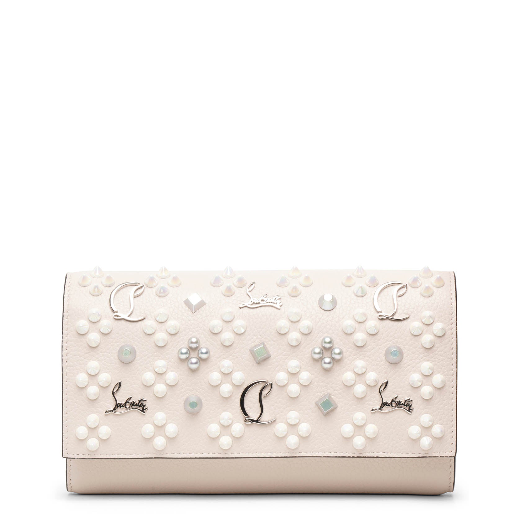 Paloma wallet on chain light pink clutch bag