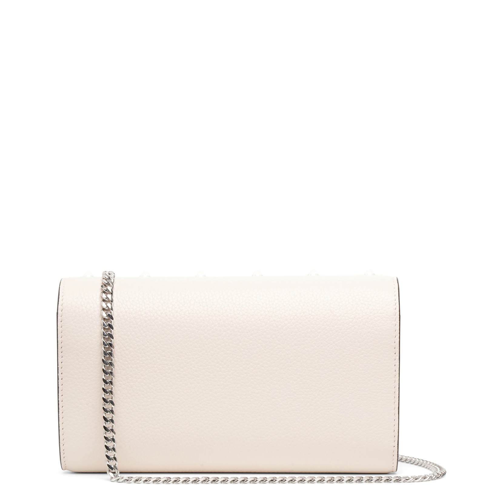 Paloma wallet on chain light pink clutch bag