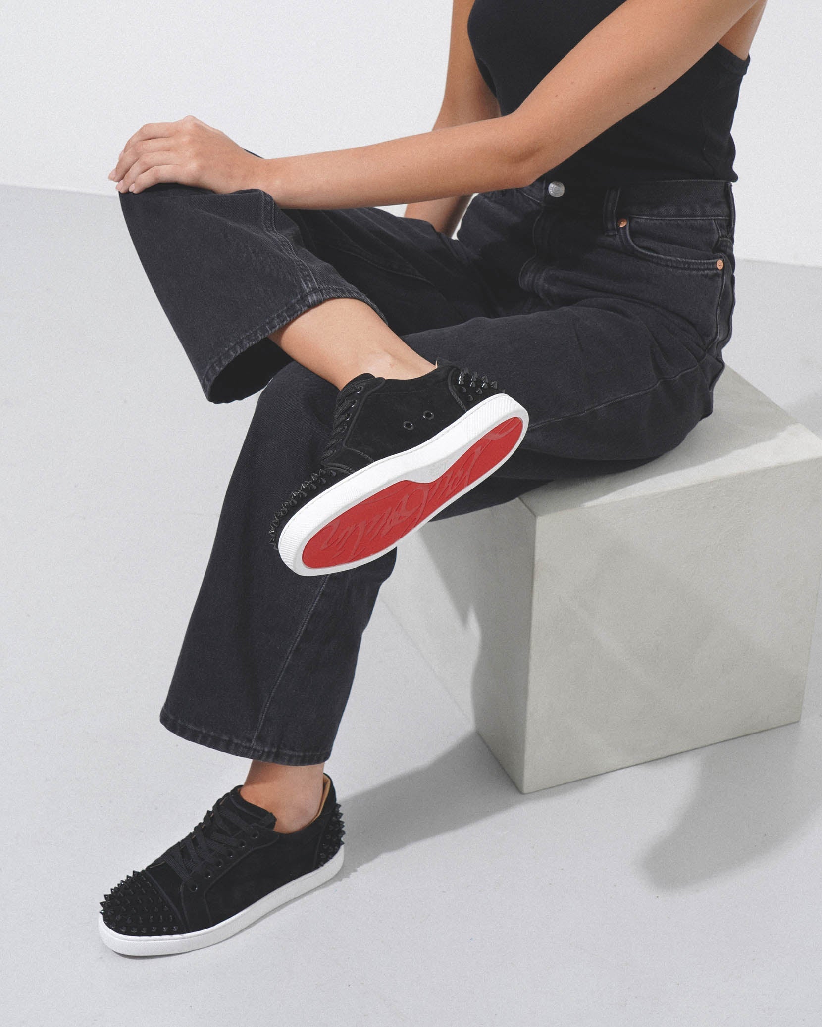 Vieira 2 Orlato black suede sneakers