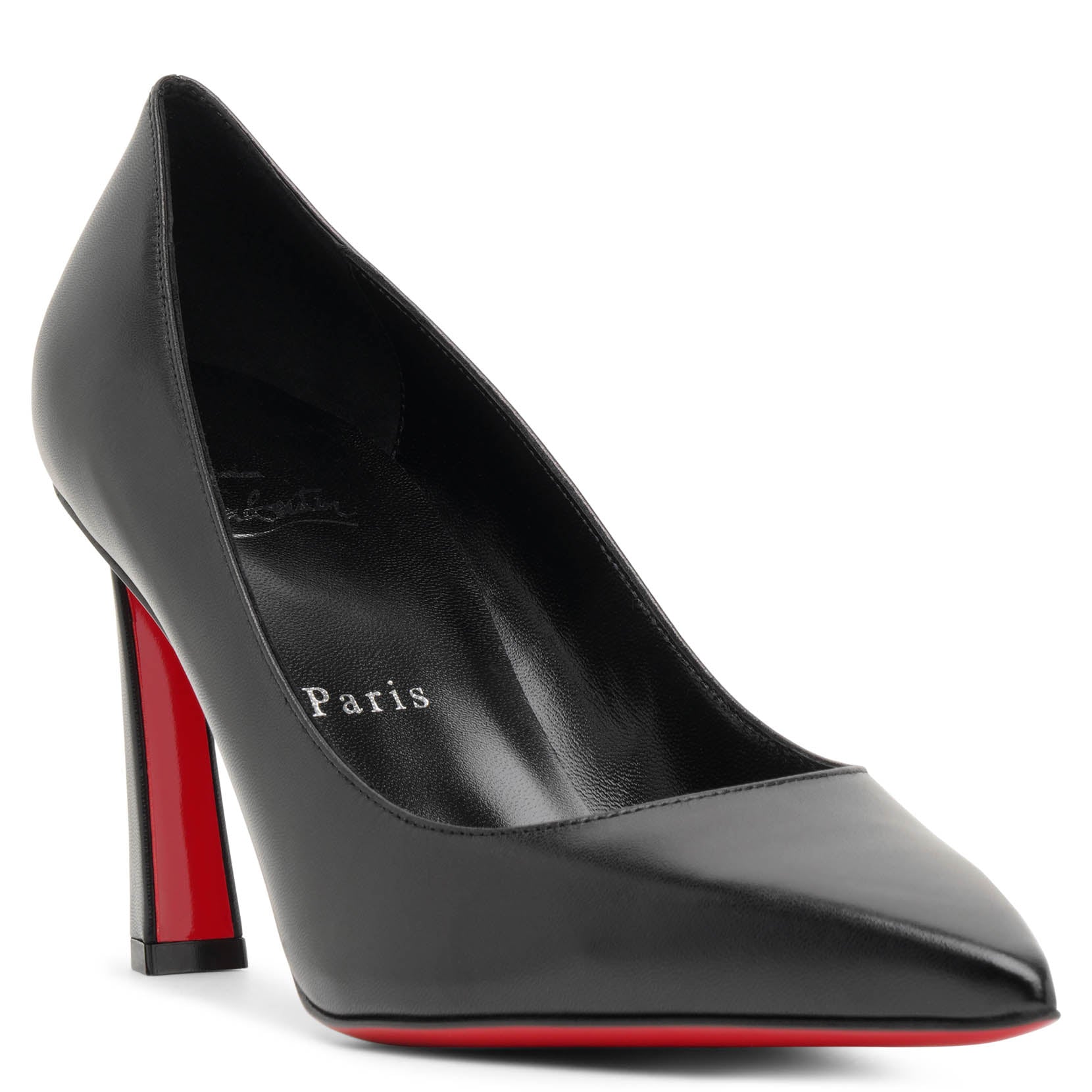 Condora 85 black leather pumps