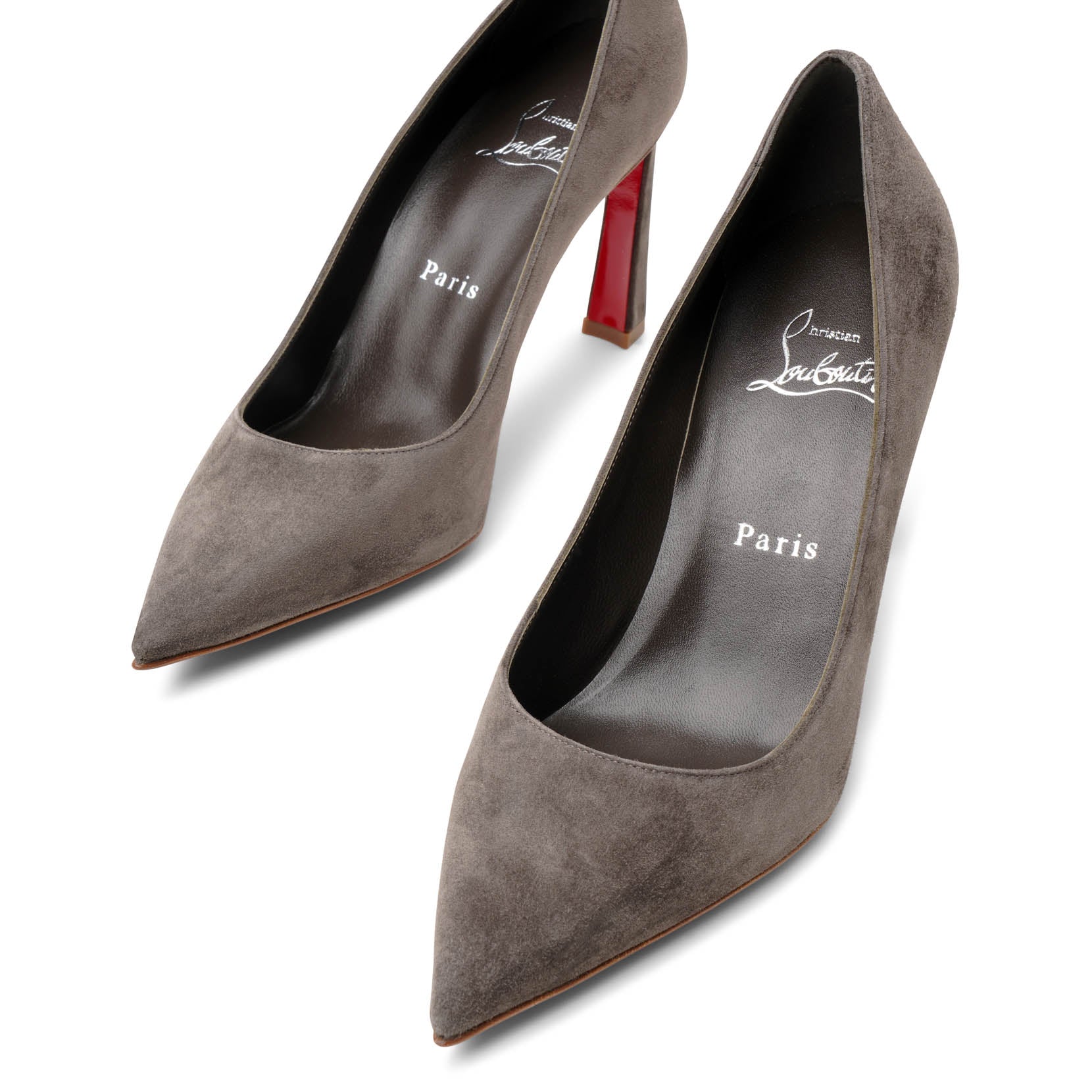 Condora 85 grey suede pumps