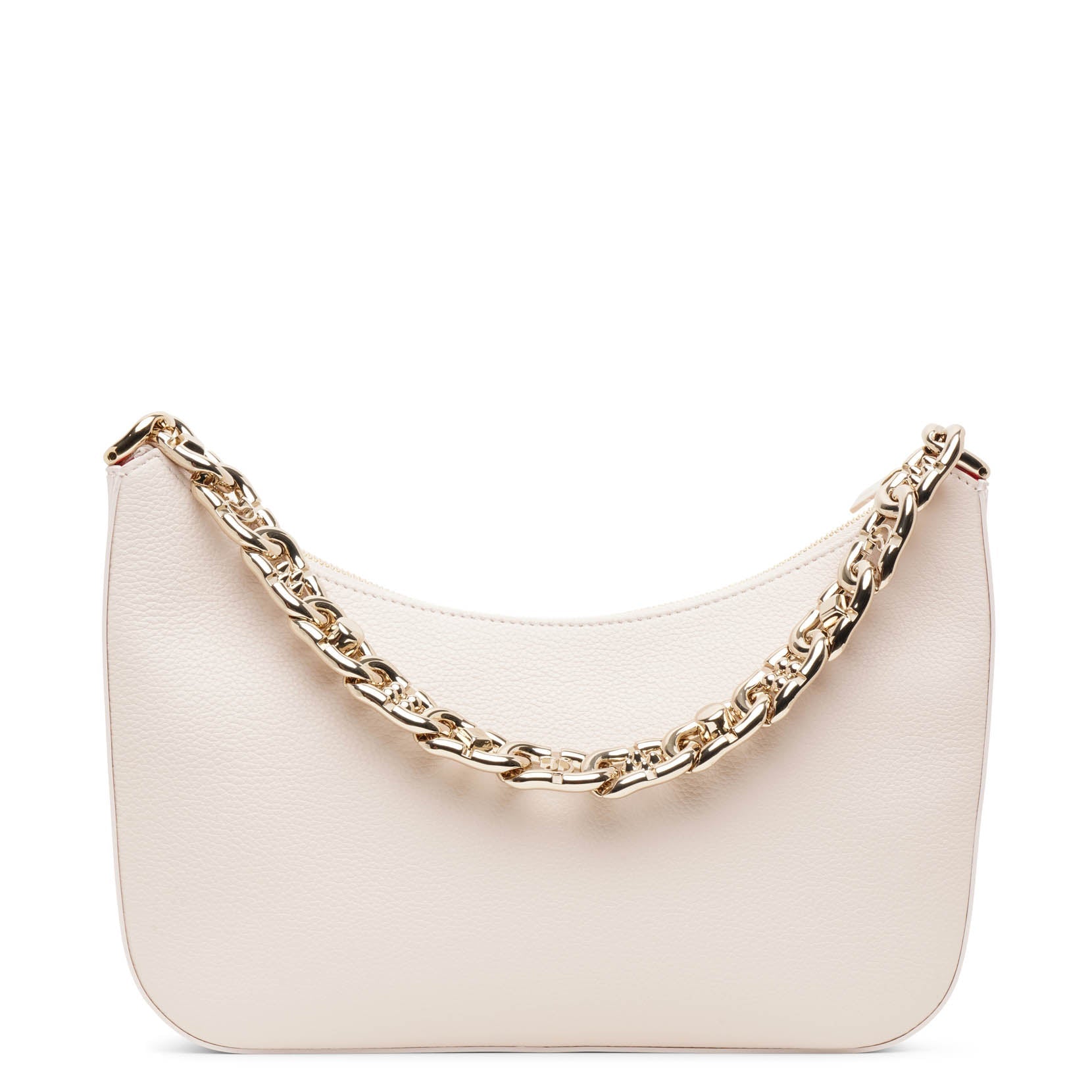 Loubila Chain ivory large shoulder bag