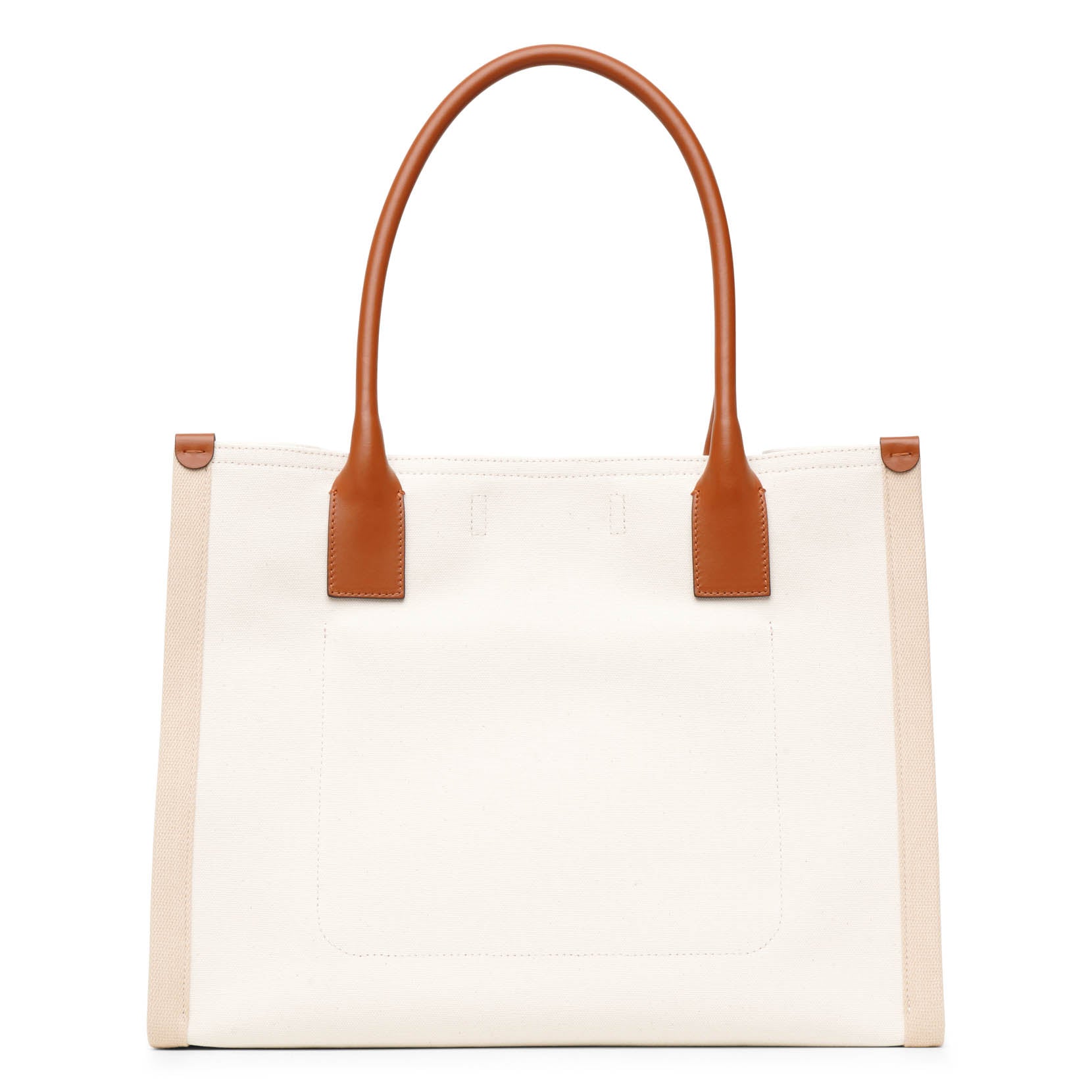 Nastroloubi E/W large natural canvas tote bag