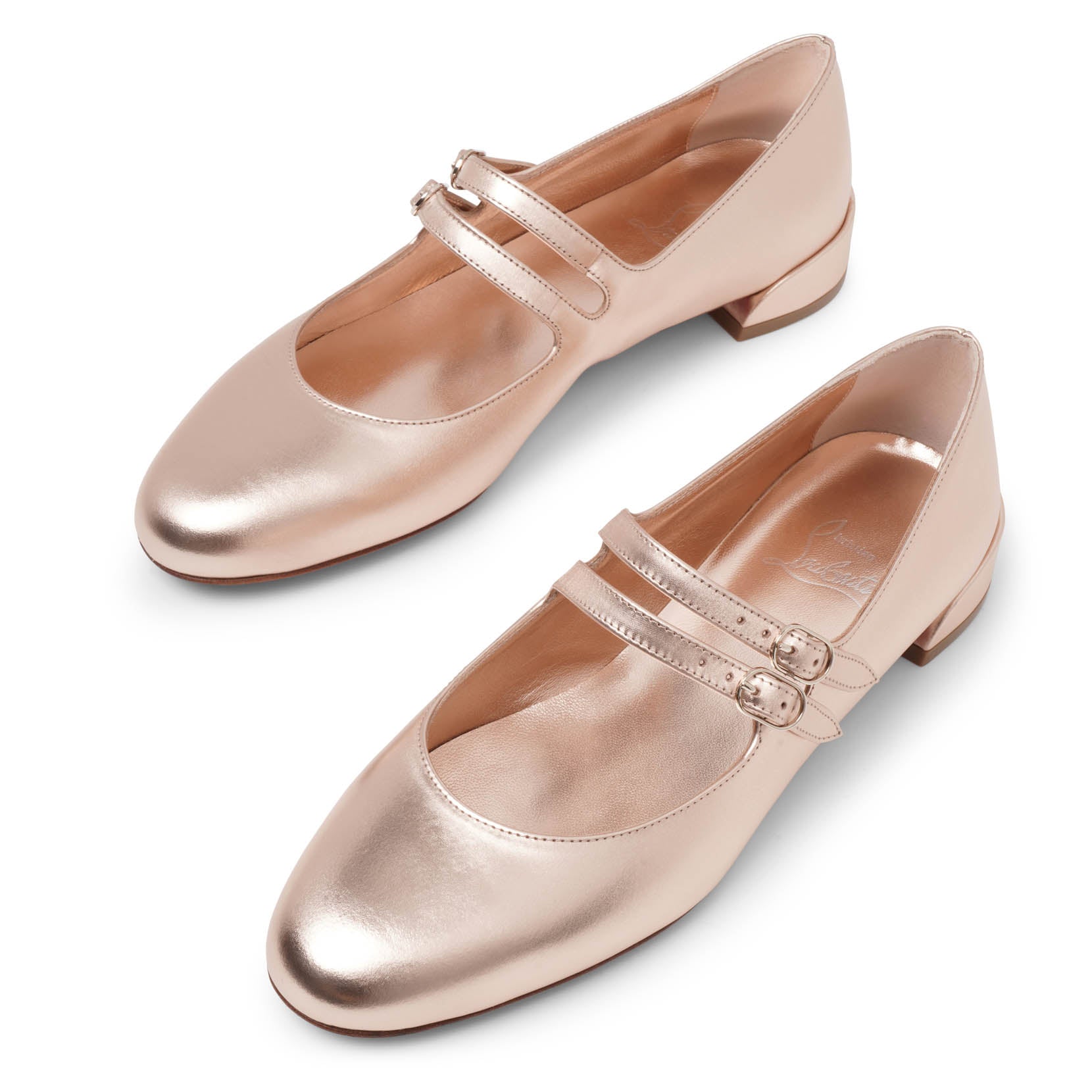 Sweet Jane pink metallic flats