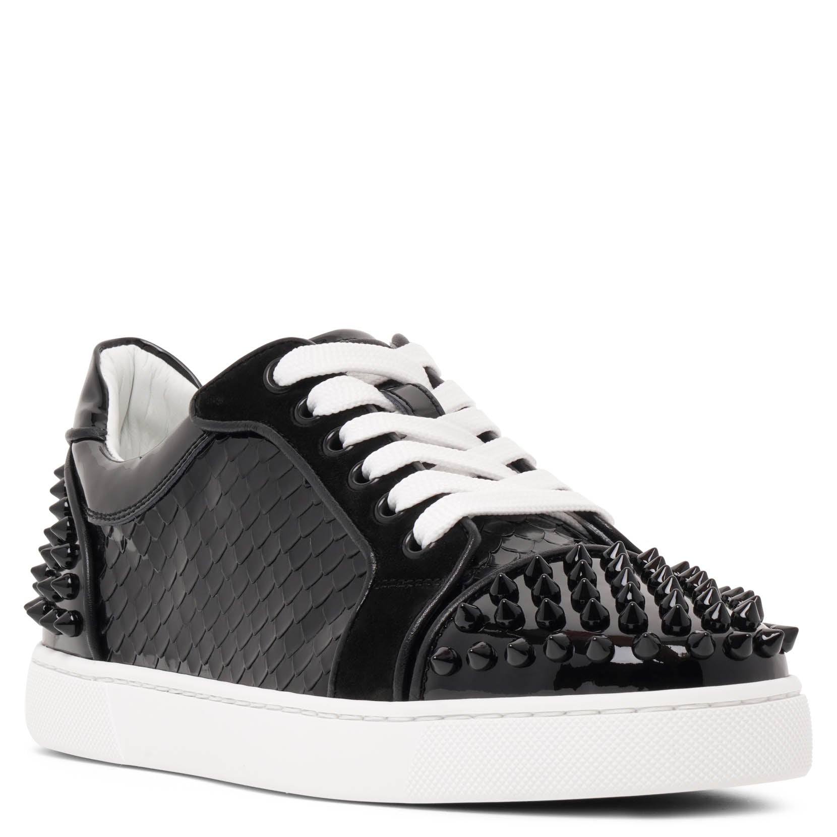 Vieira 2 orlato black patent sneakers