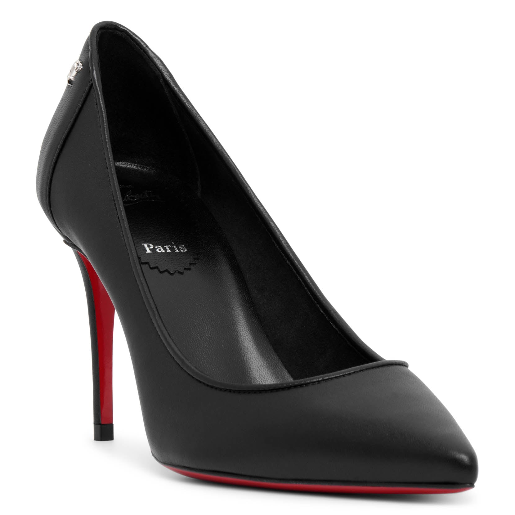 Sporty Kate 85 black leather pumps