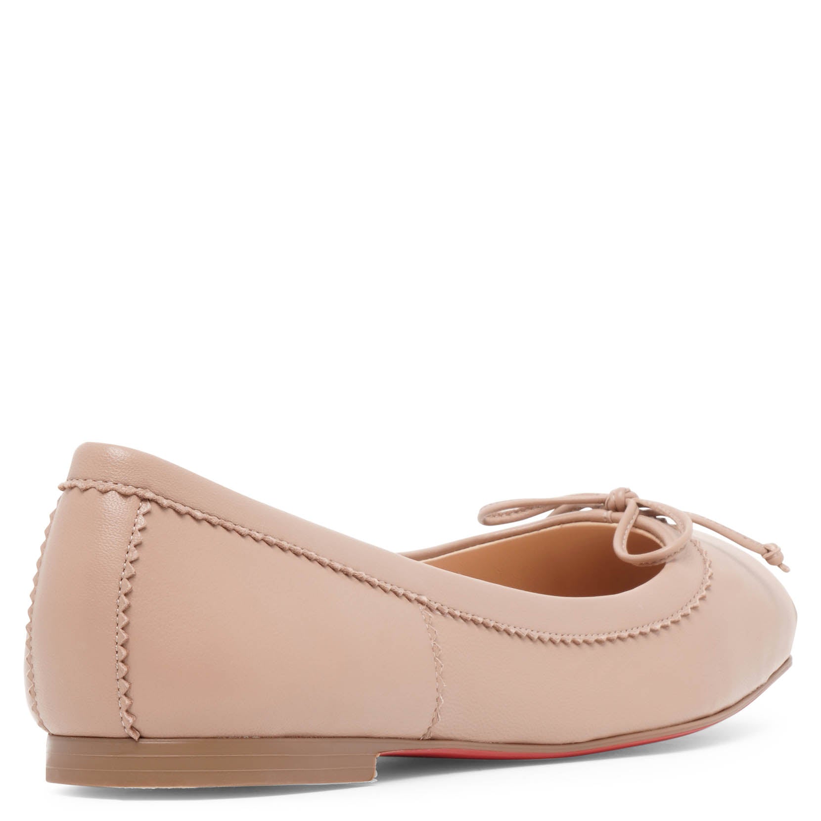 Mamadrague beige leather flats