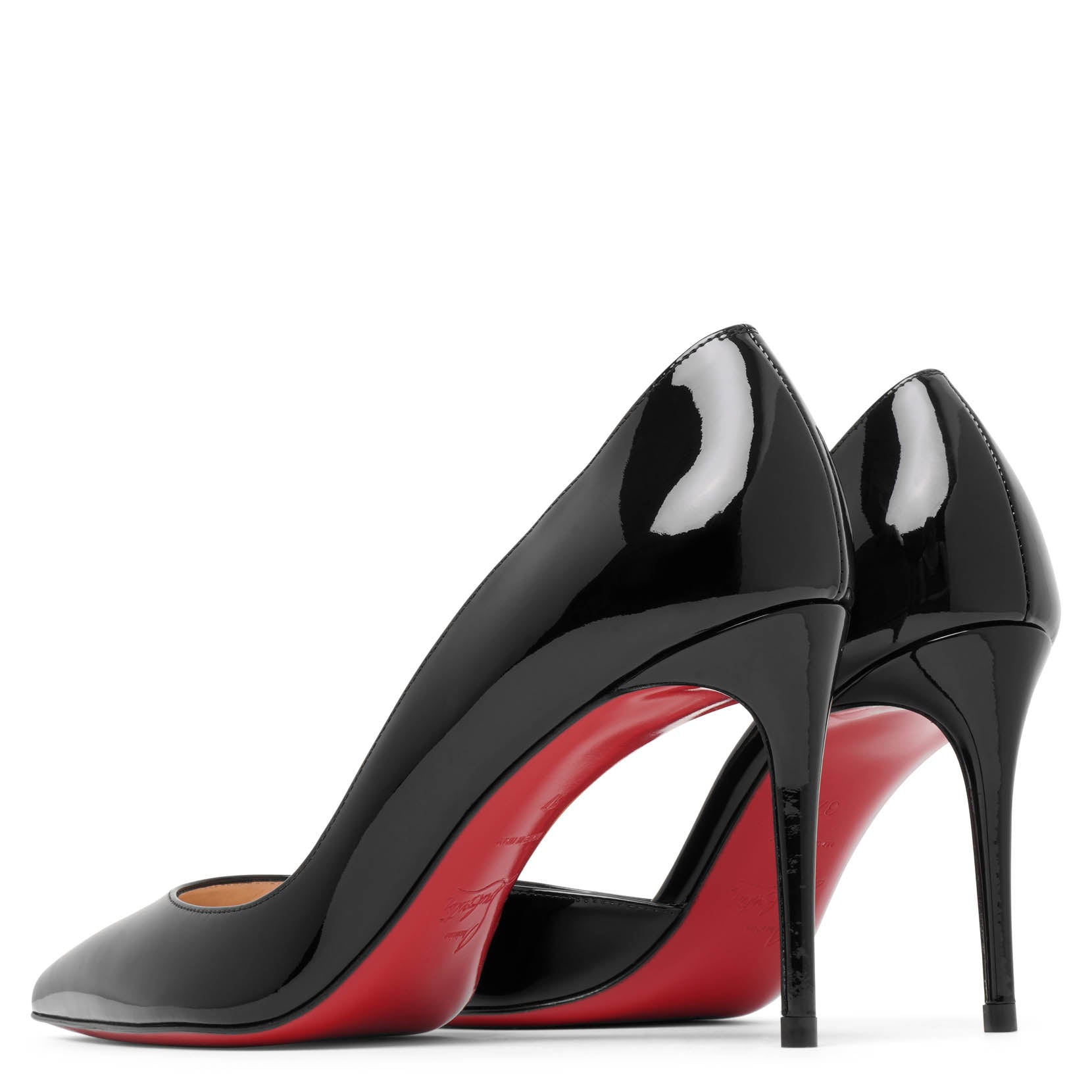 Iriza 85 black patent pumps