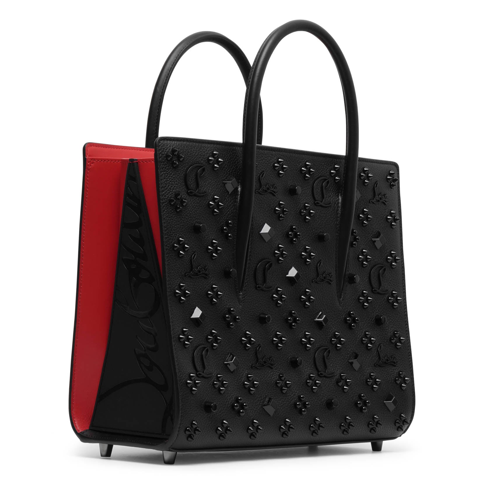 Paloma S medium loubinthesky black bag