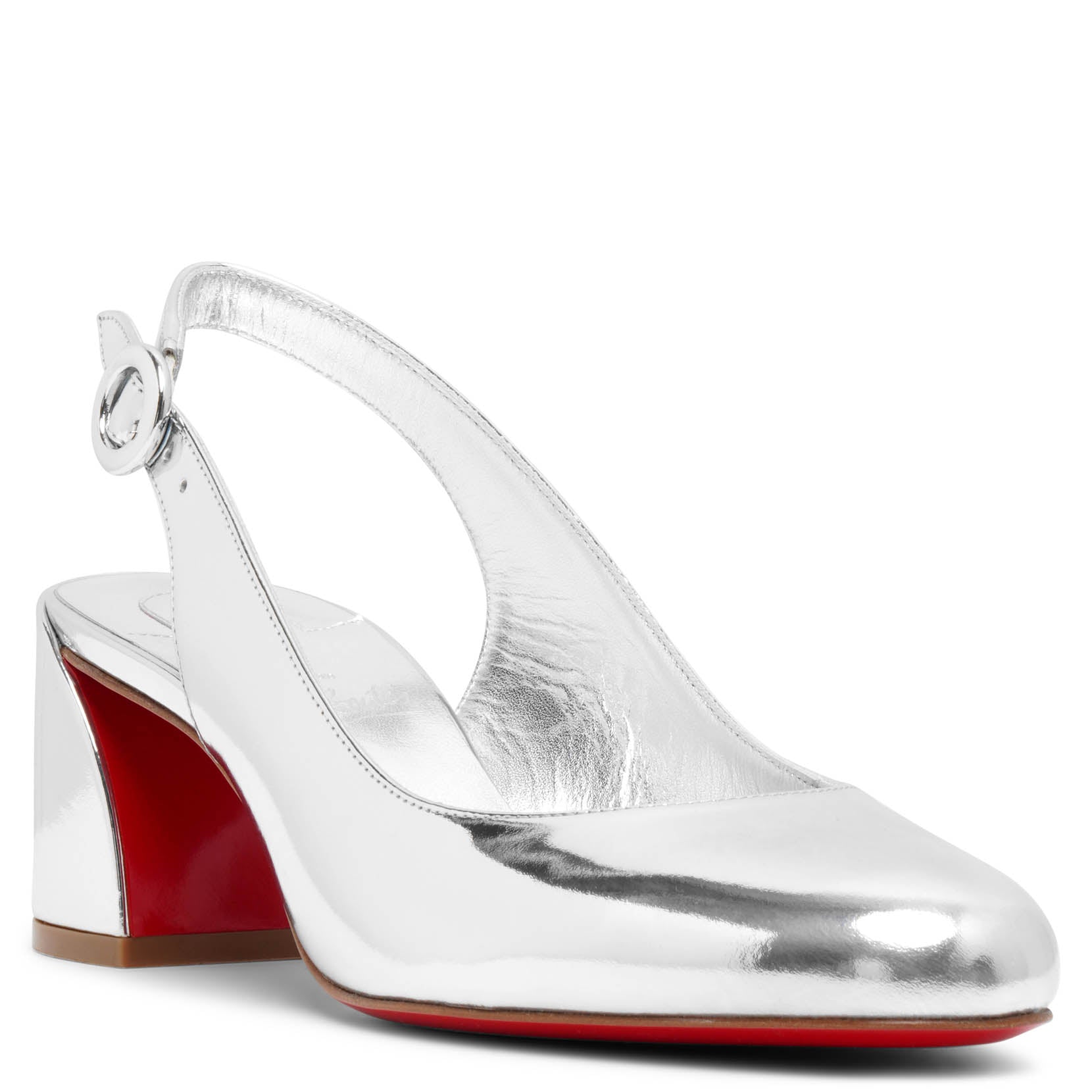 So Jane sling 55 silver patent slingbacks