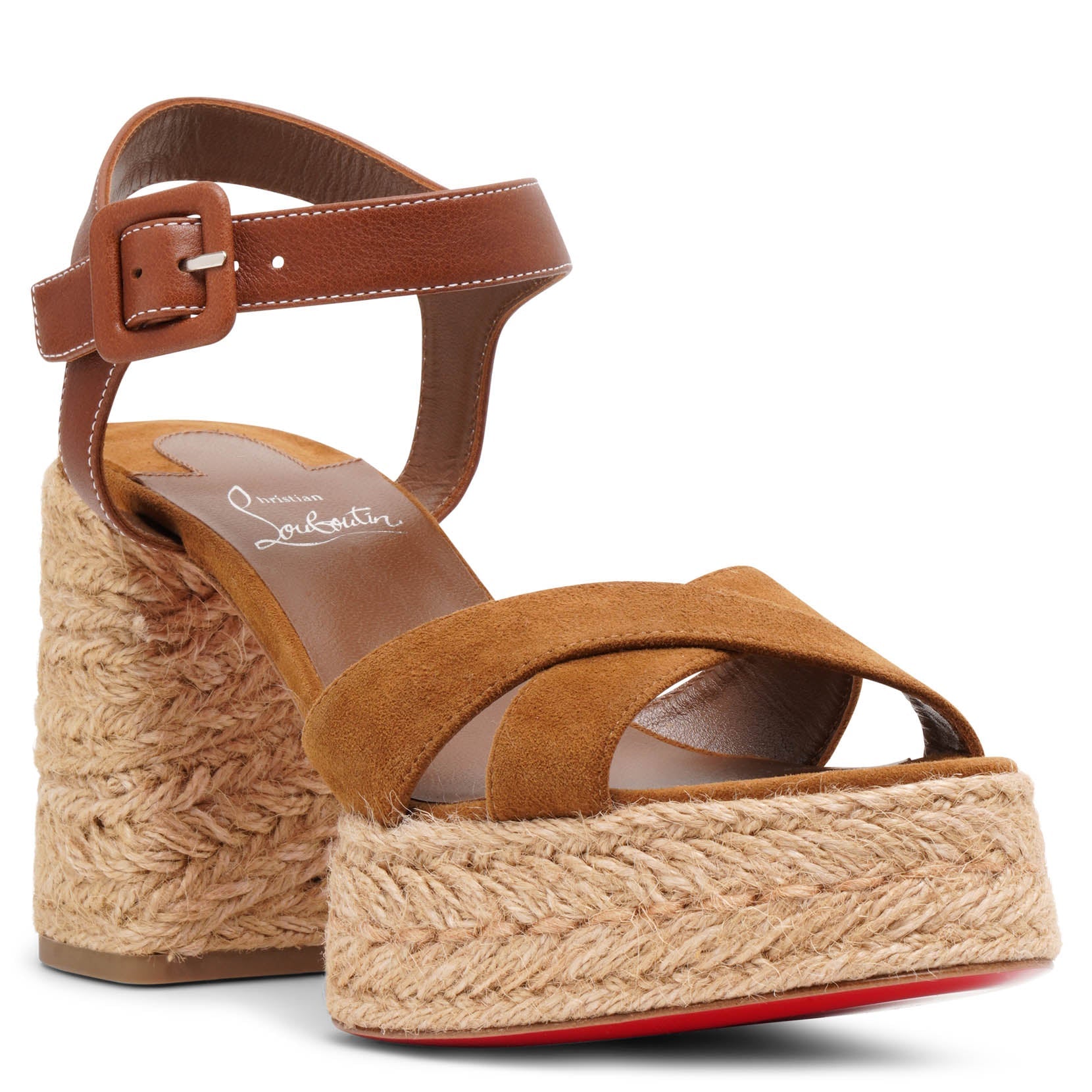 Calakala 70 brown suede sandals