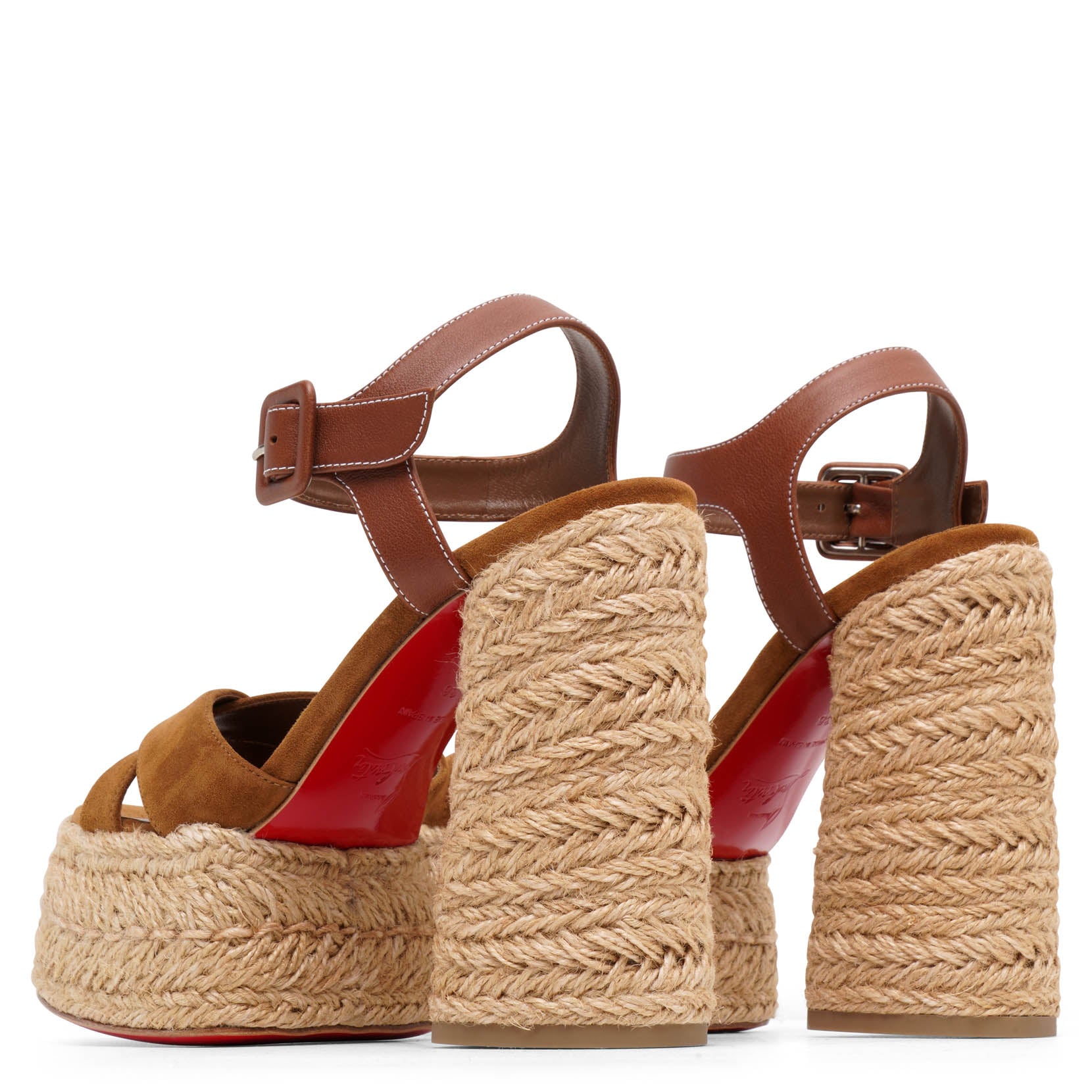 Super Calakala 130 brown suede sandals