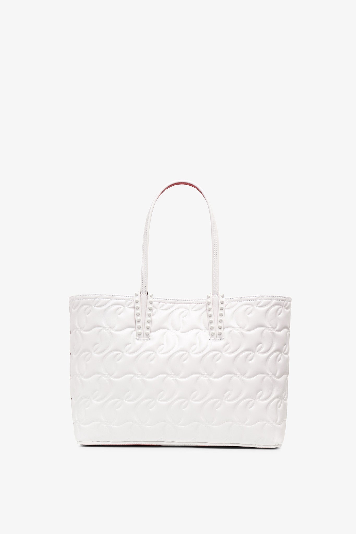 Cabata small white leather bag