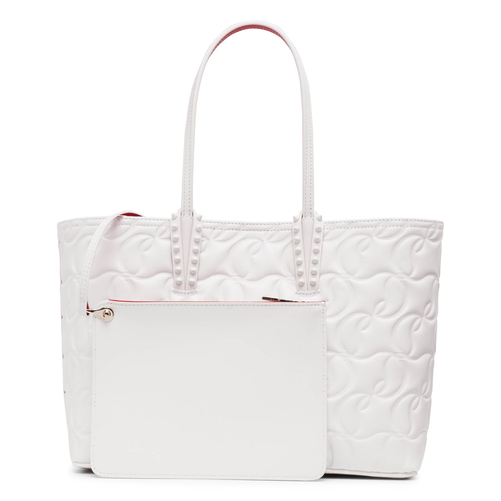 Cabata small white leather bag