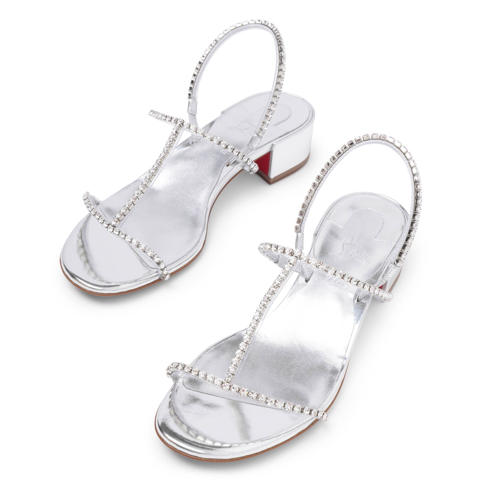 Simple Queenie 25 silver sandals