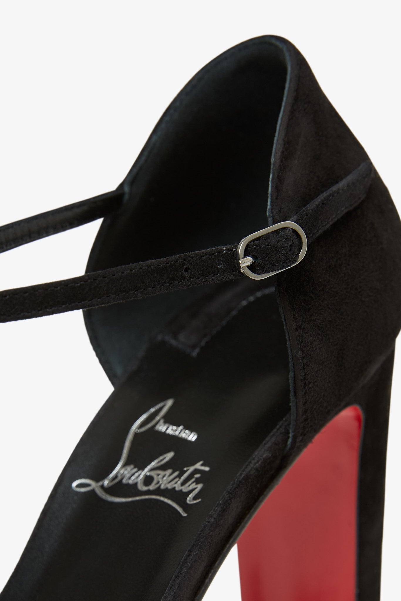 Sandaloo 130 black suede platform sandals