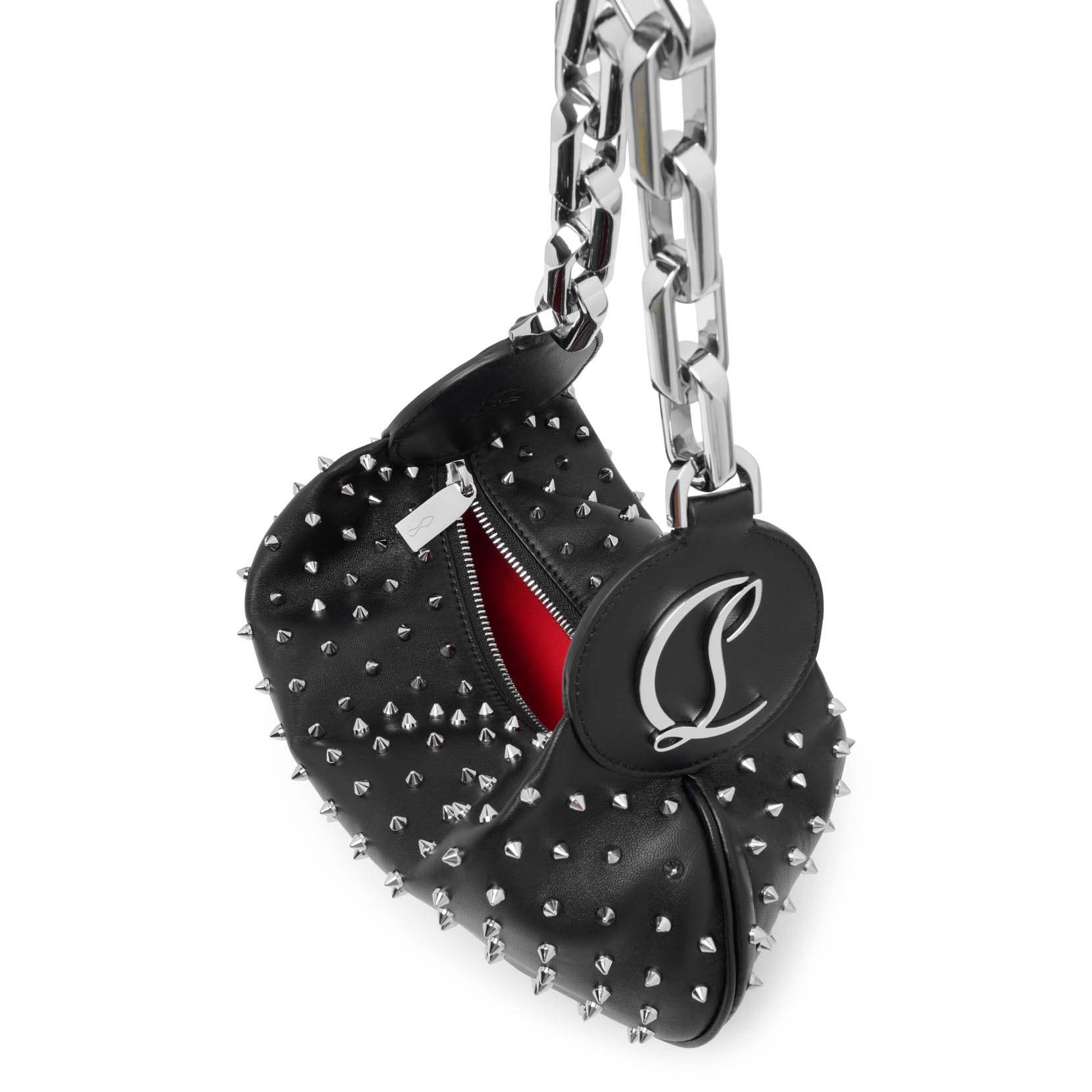 Le 54 black strass shoulder bag