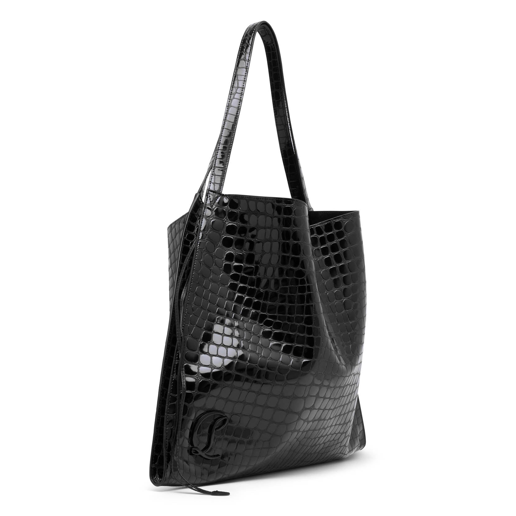 Le 54 black calf ali tote bag