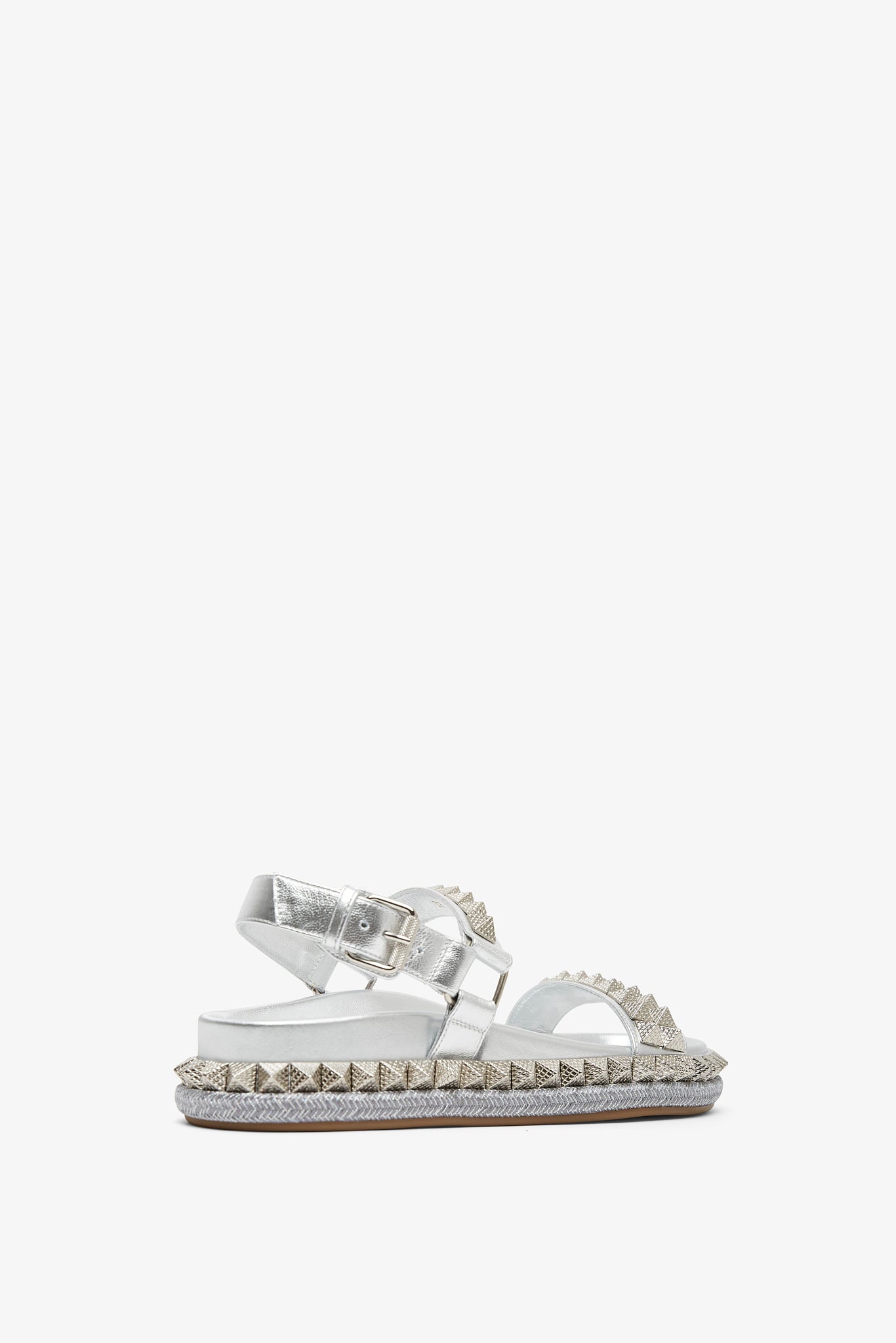 Pyrabizz silver flat sandals