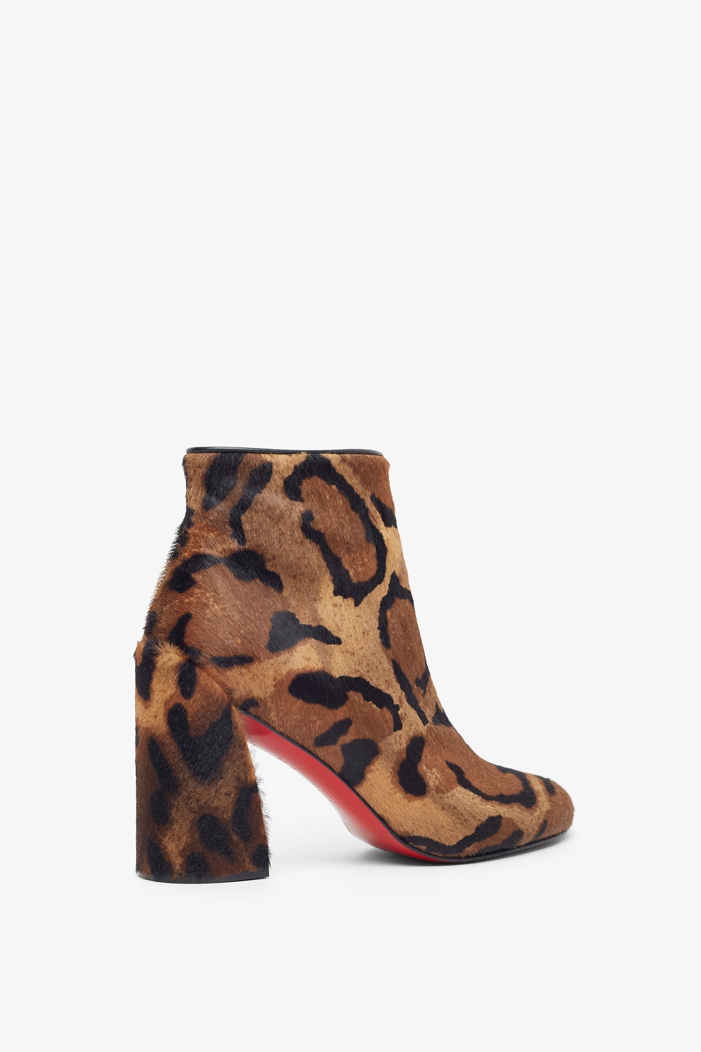Jane 85 leopard ankle boots