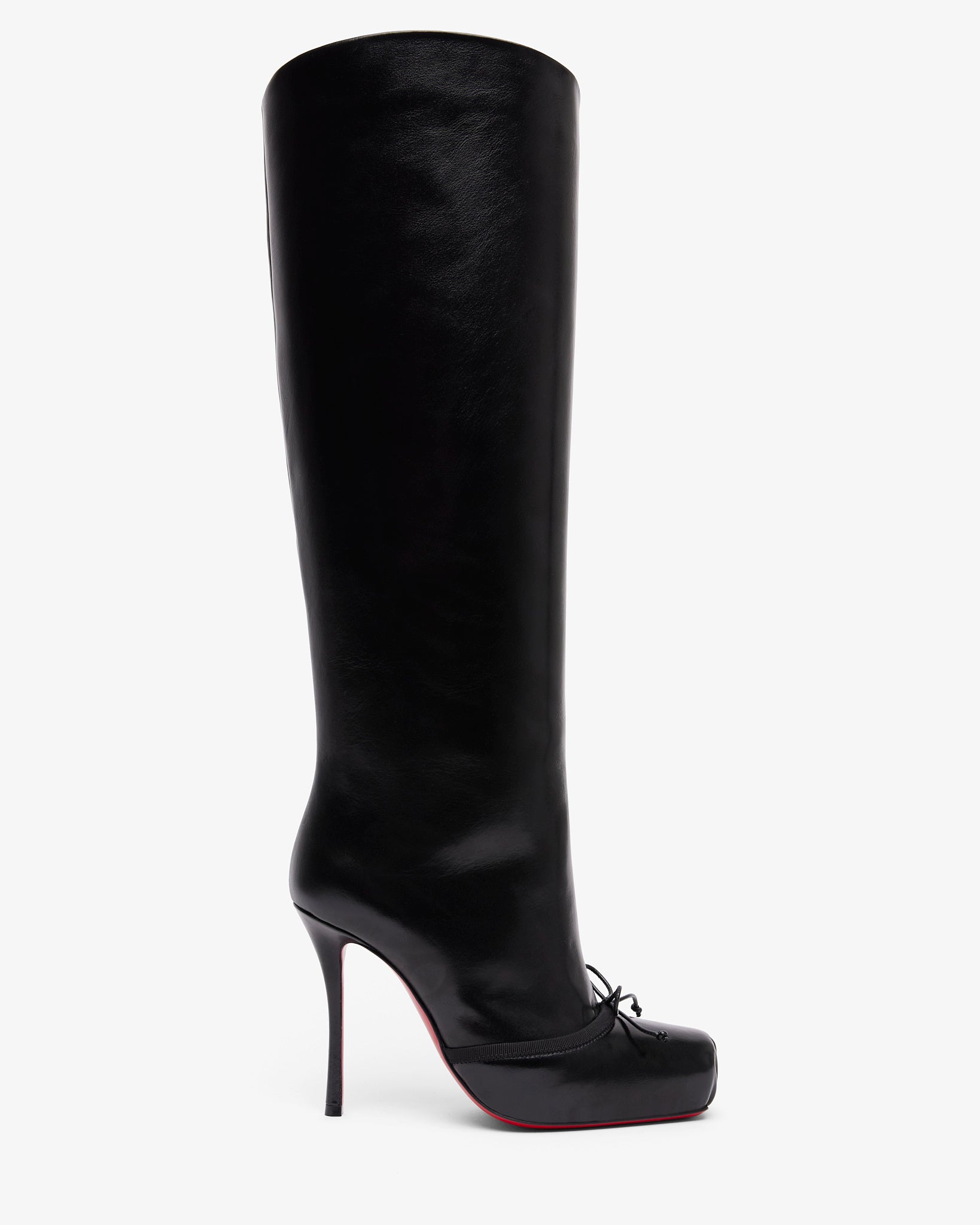 Cassia 100 black leather boots