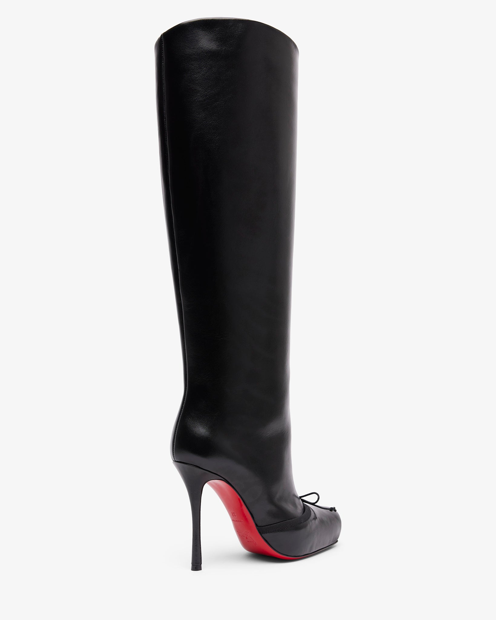 Cassia 100 black leather boots
