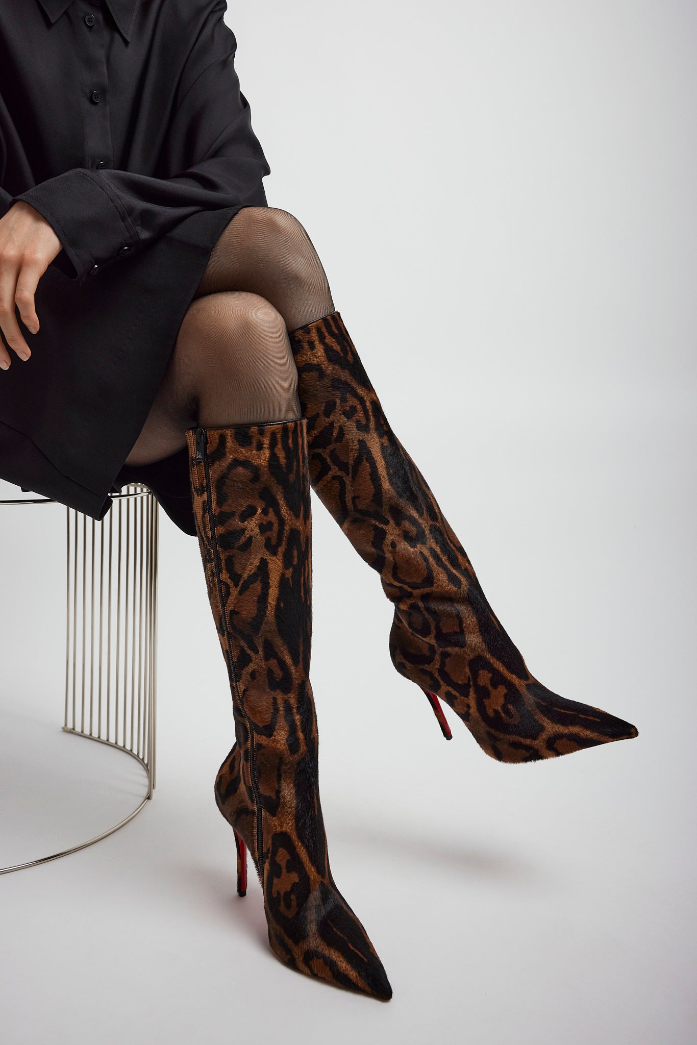 Miss Z 100 leopard boots