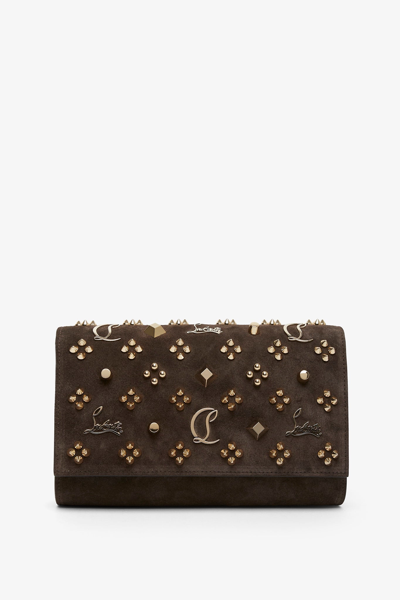 Paloma brown clutch