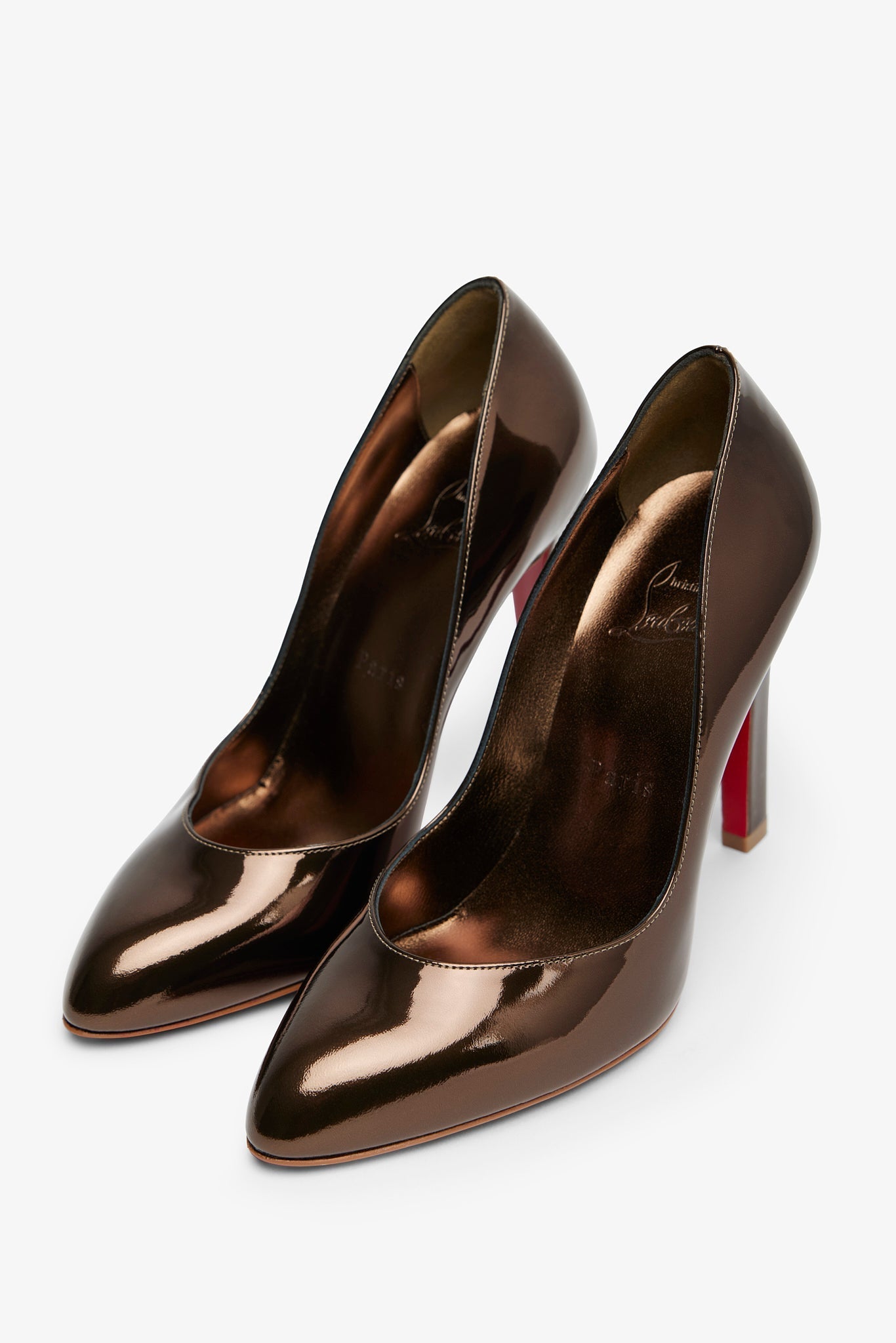 Fannylove 100 bronze metallic pumps