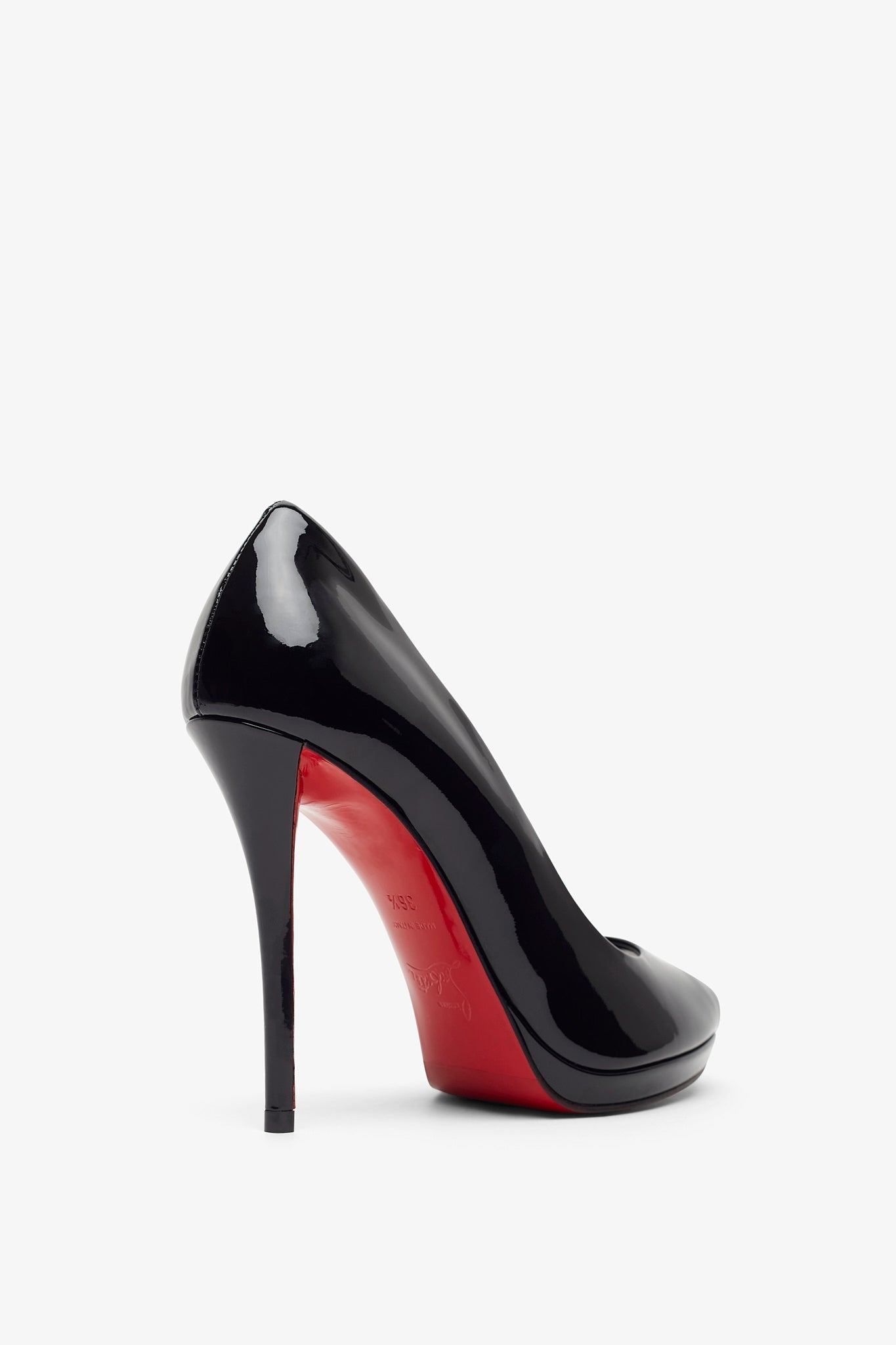 Lady Z 120 black patent pumps