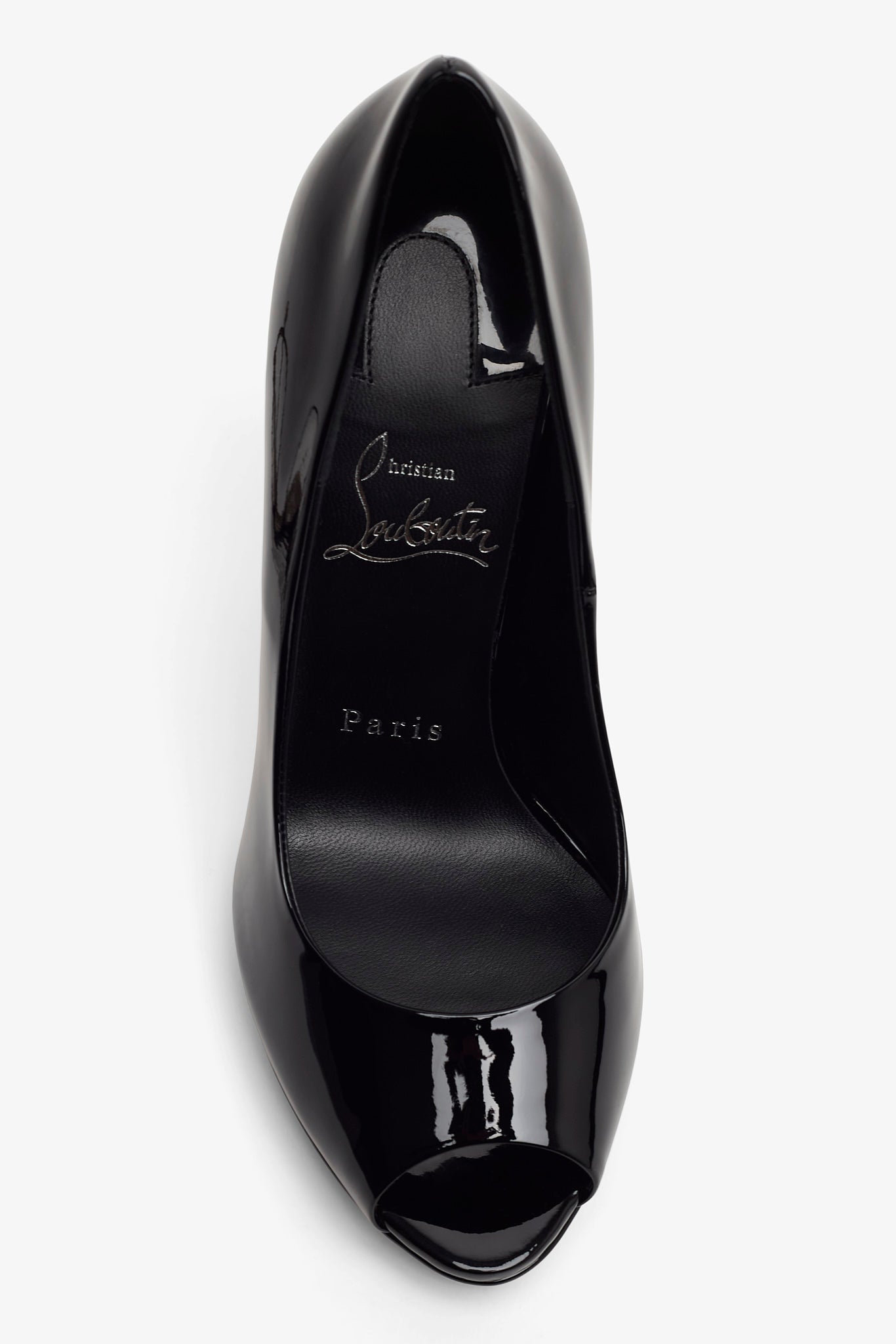 Lady Z 120 black patent pumps