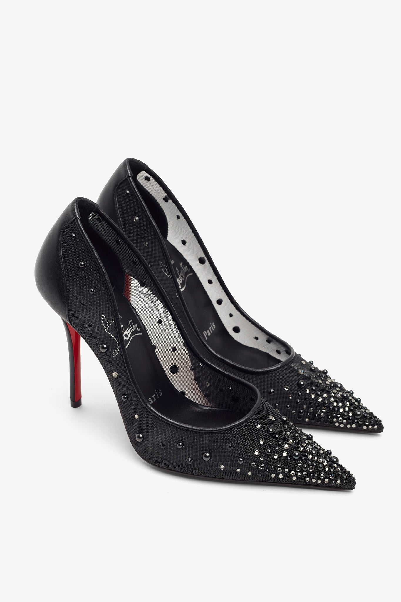 Miss Z 100 black degrastrass pumps