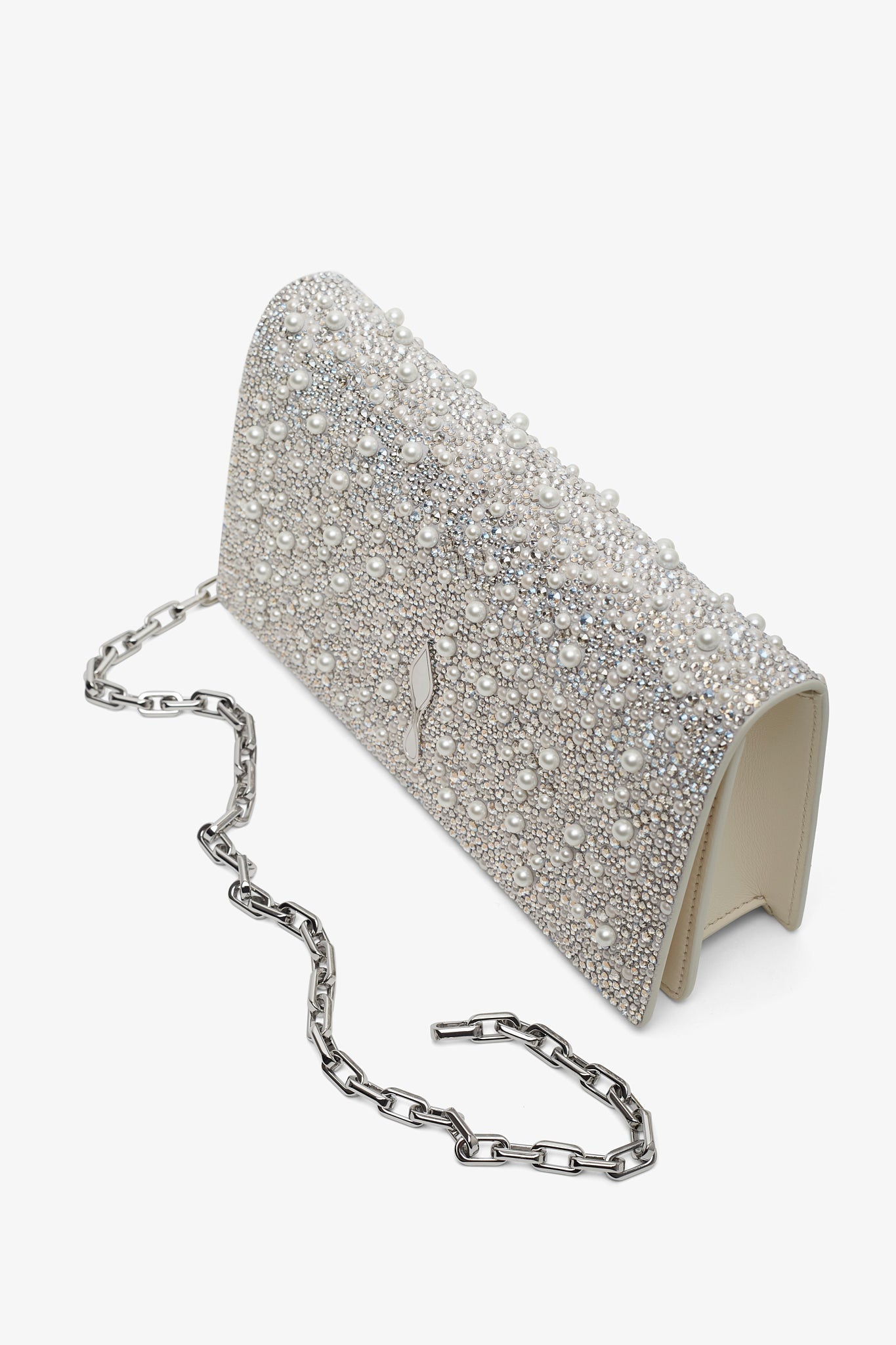 Bettina sliver strass clutch