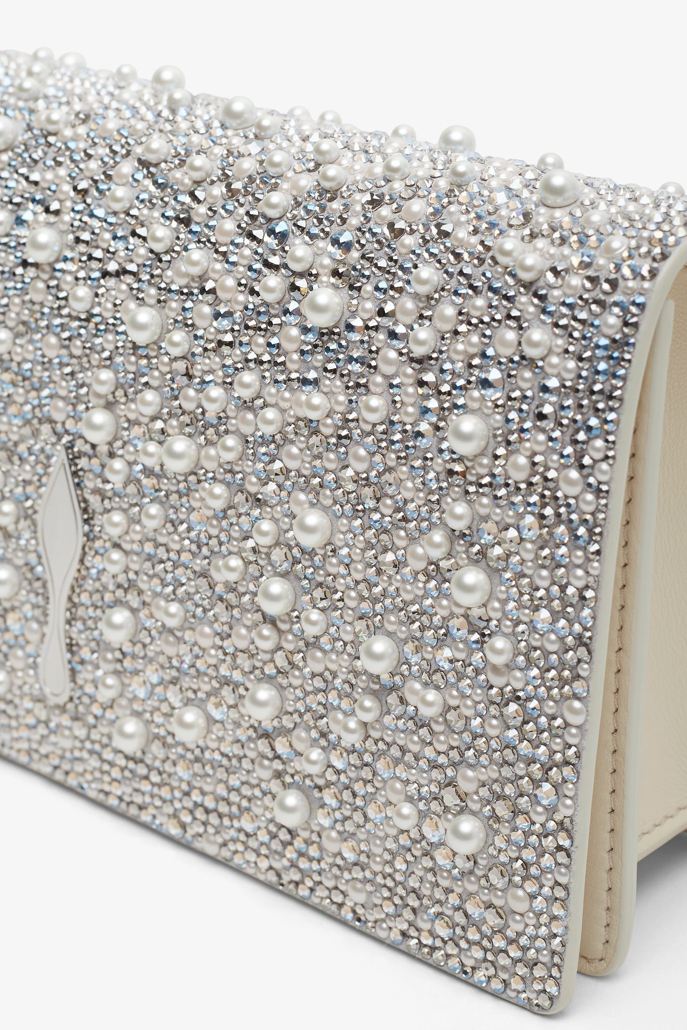 Bettina sliver strass clutch