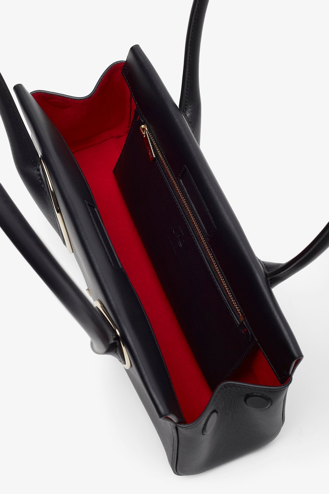 Venus black baguette shoulder bag