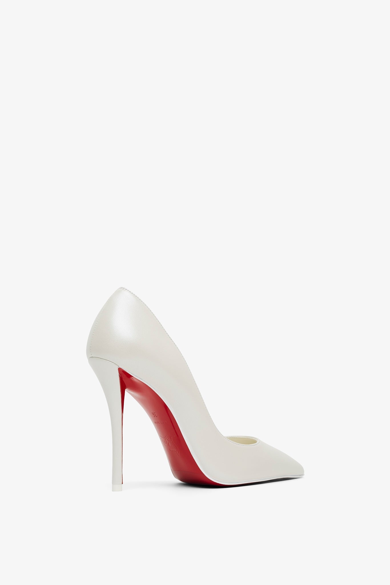 Miss Z 100 Ivory Leather Pumps