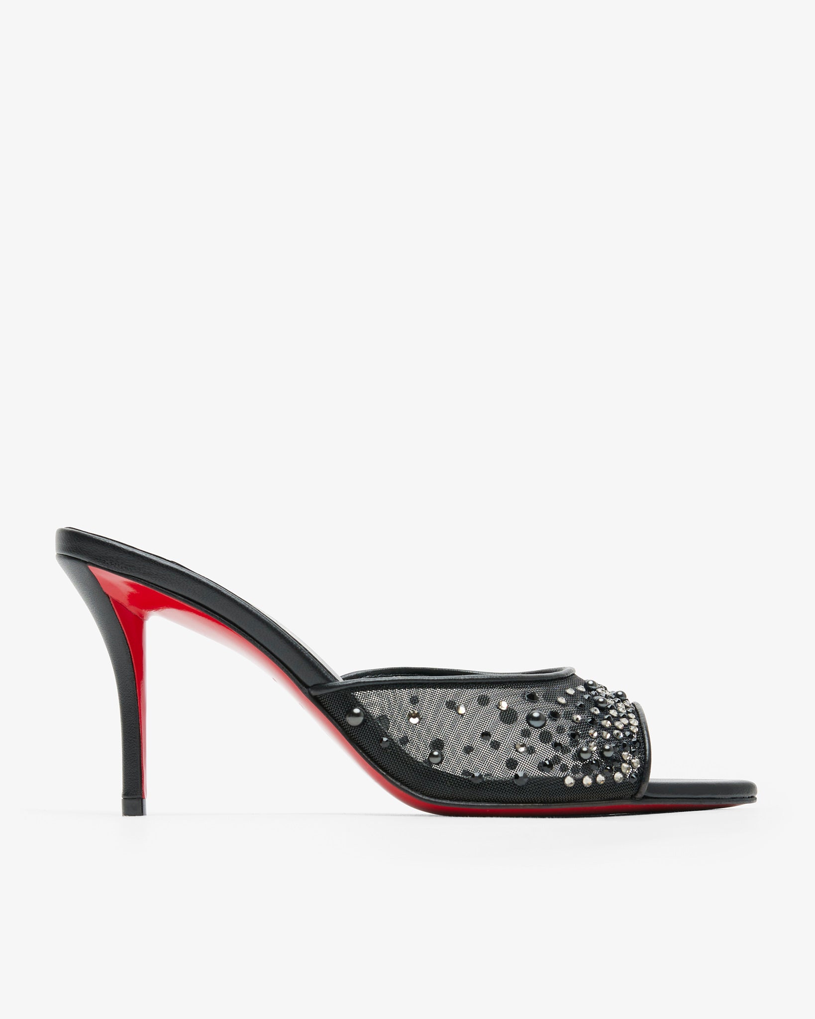 Miss Z 80 Black Strass Mules
