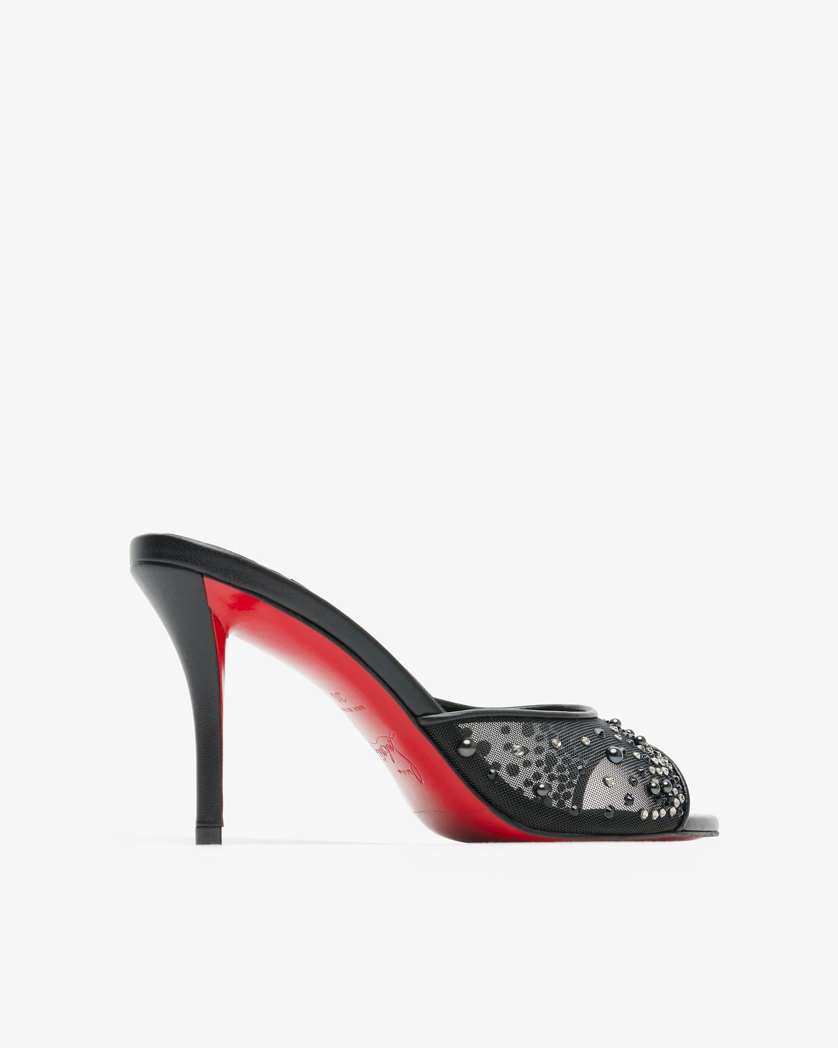 Miss Z 80 Black Strass Mules