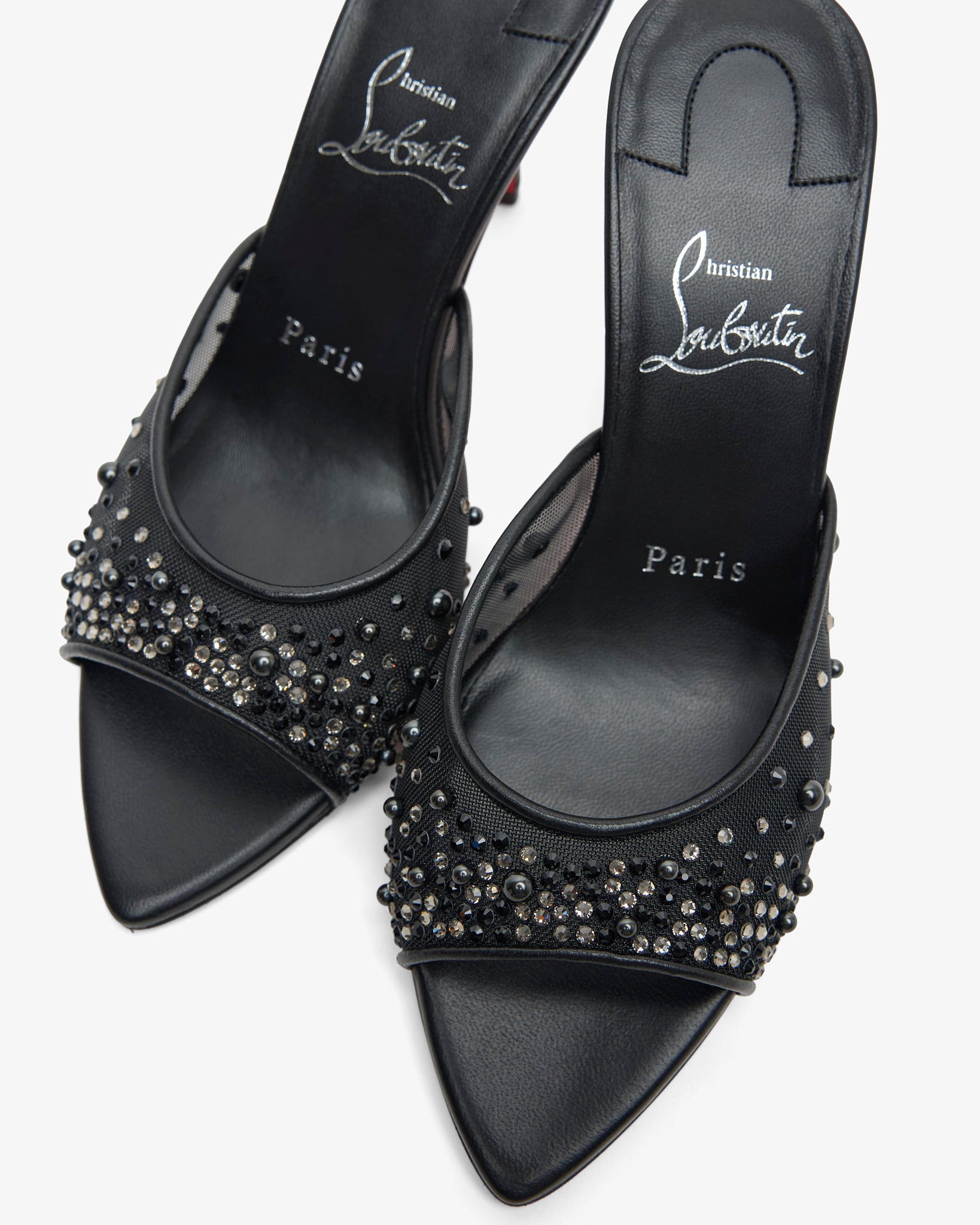 Miss Z 80 Black Strass Mules