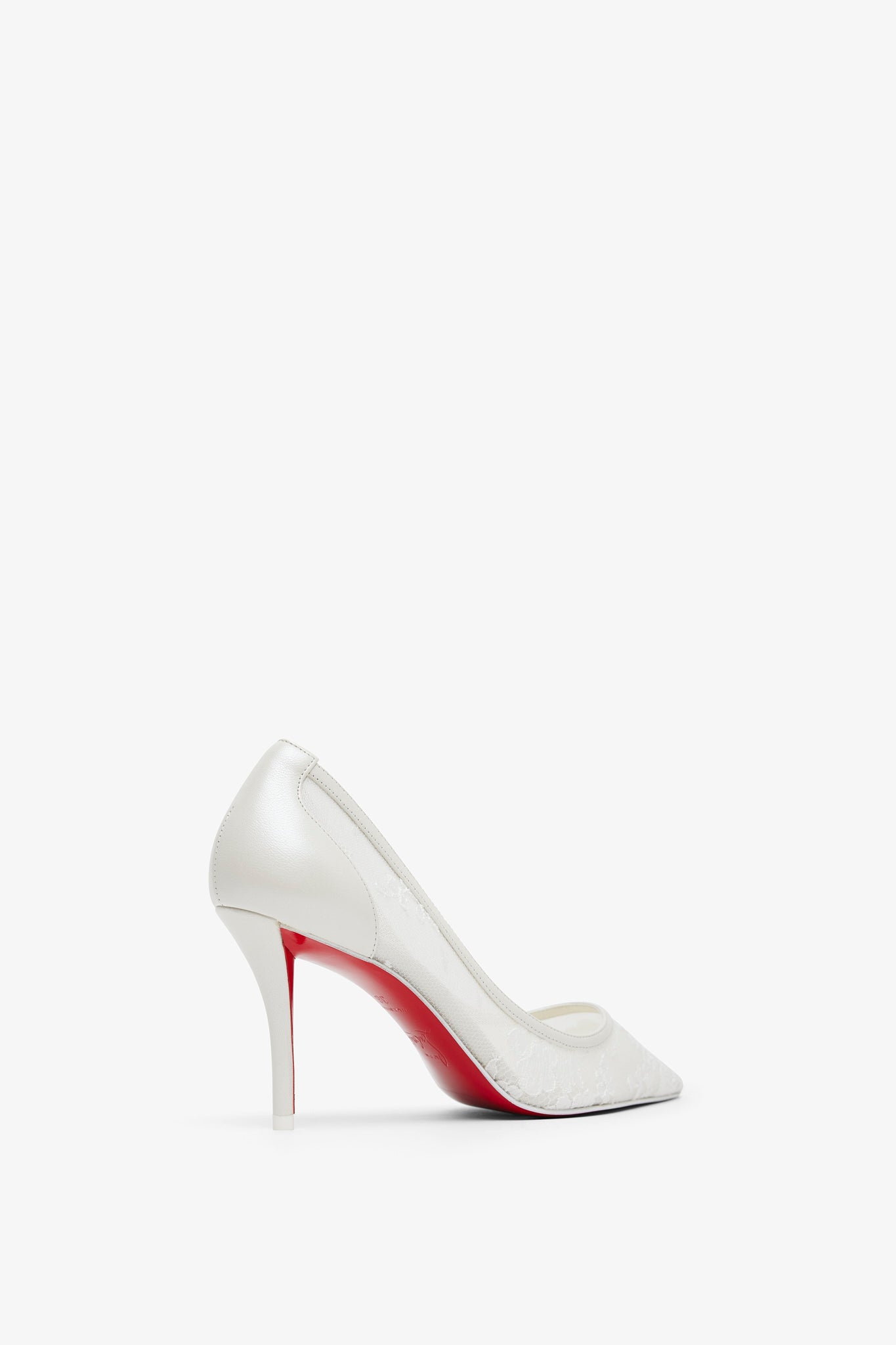 Miss Z 80 Ivory Lace Pumps