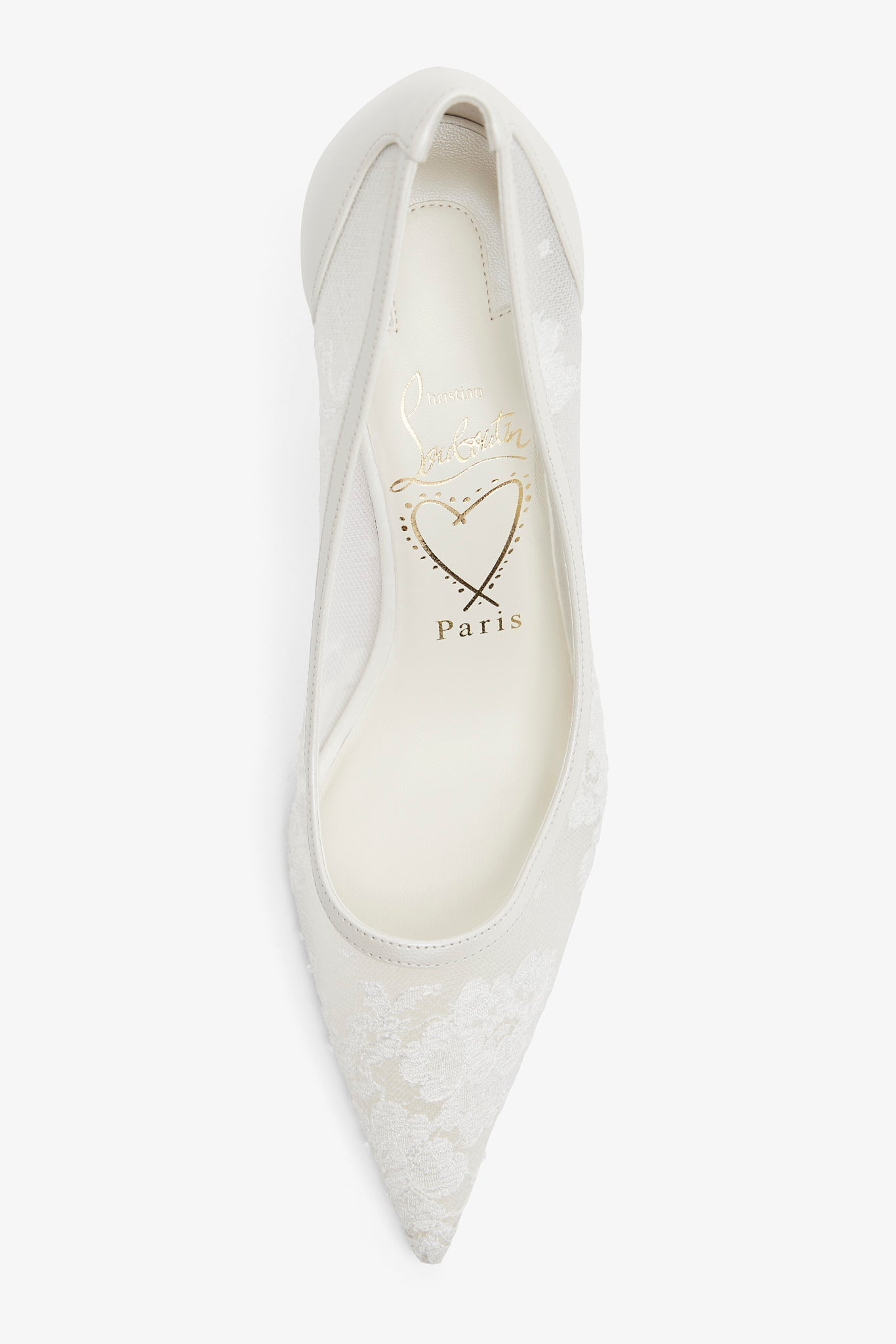 Miss Z 80 Ivory Lace Pumps