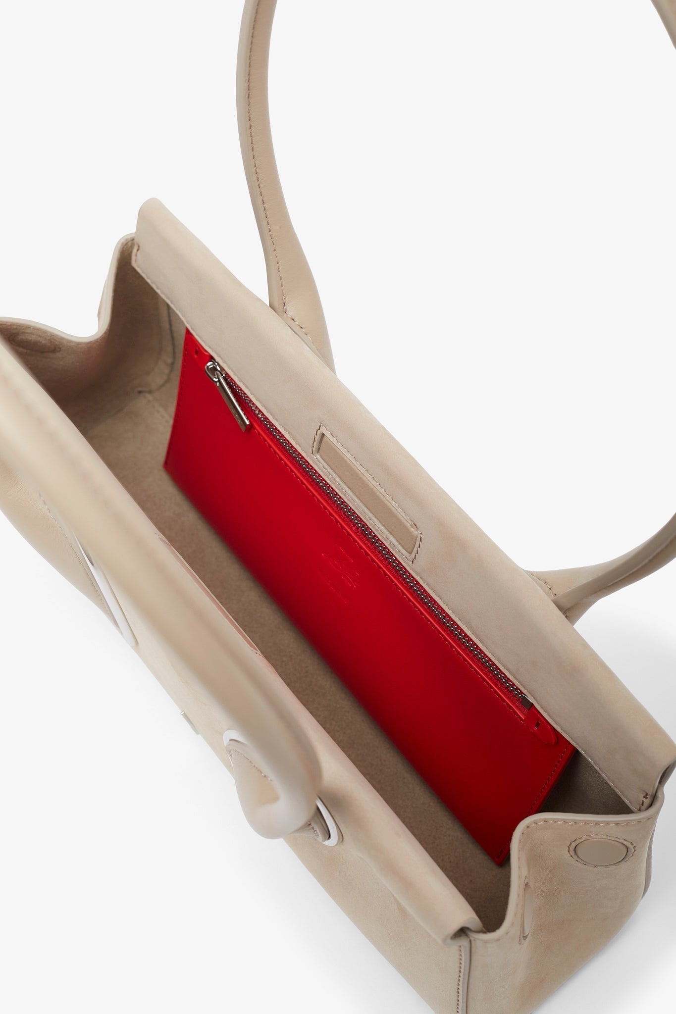 Venus Baguette Beige Clutch