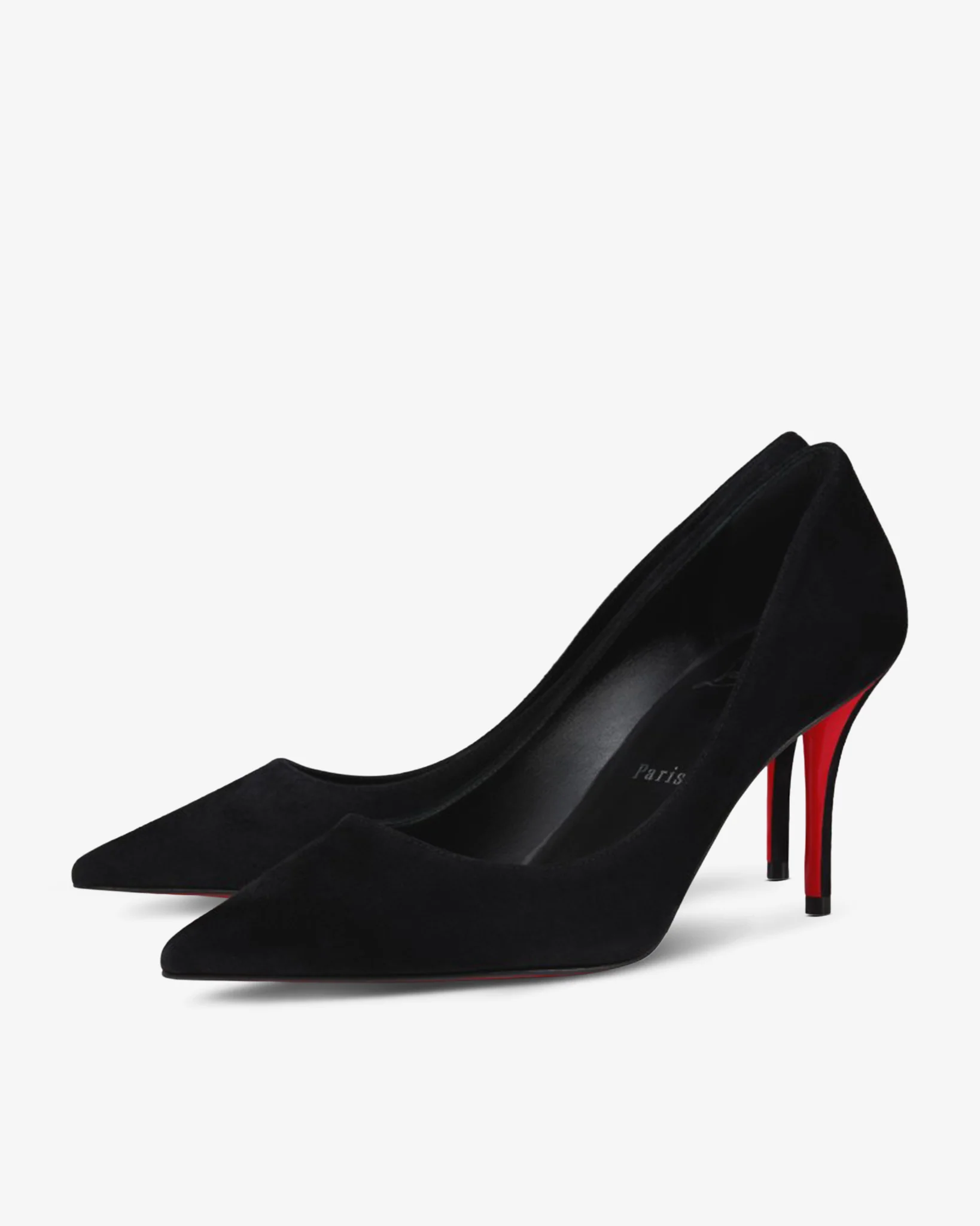 Miss Z 80 black suede pumps
