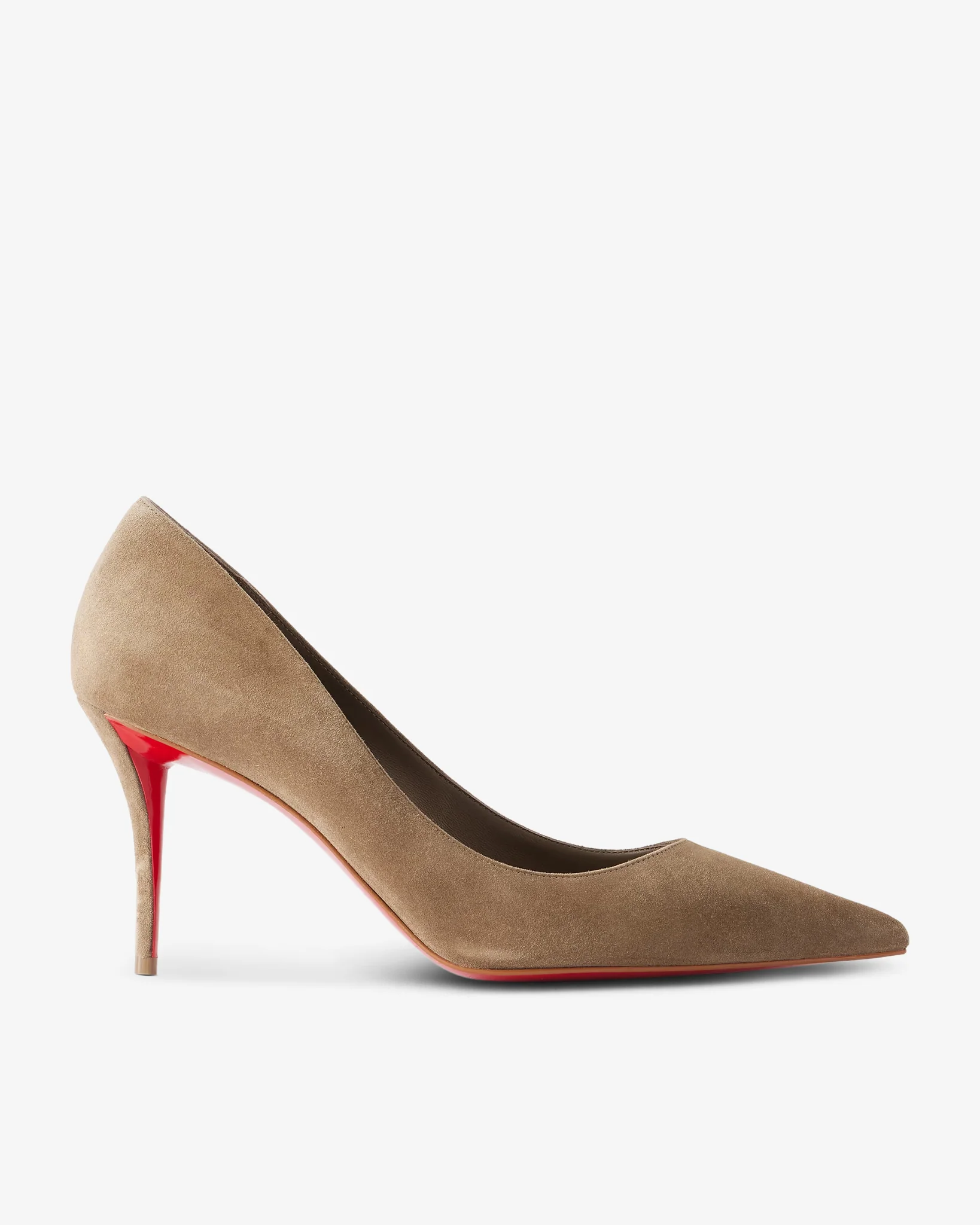Miss Z 80 grey suede pumps