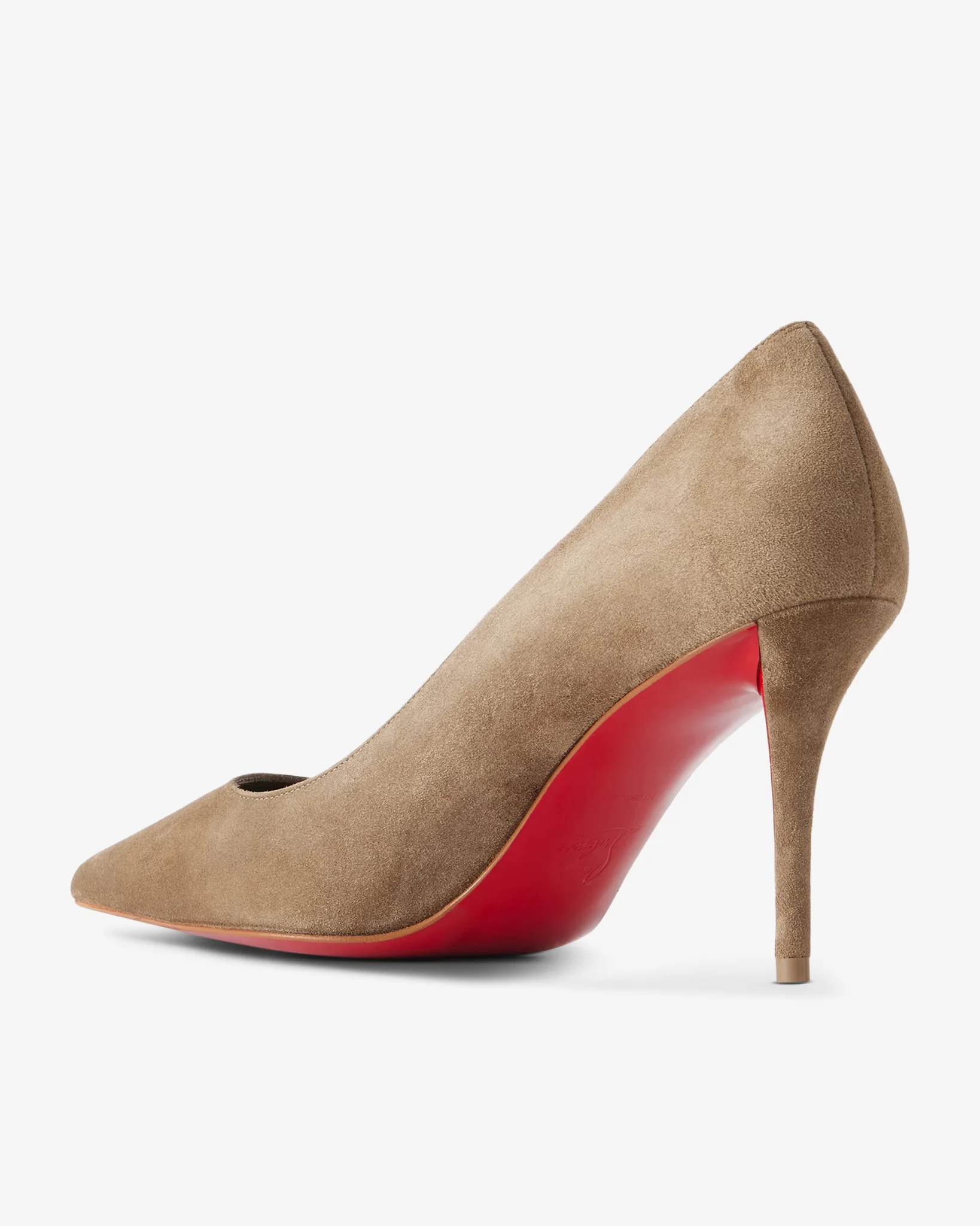 Miss Z 80 grey suede pumps