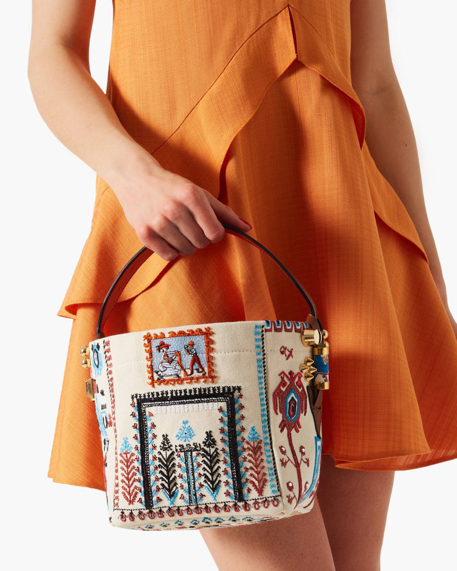 Greekaba mini broderie bag
