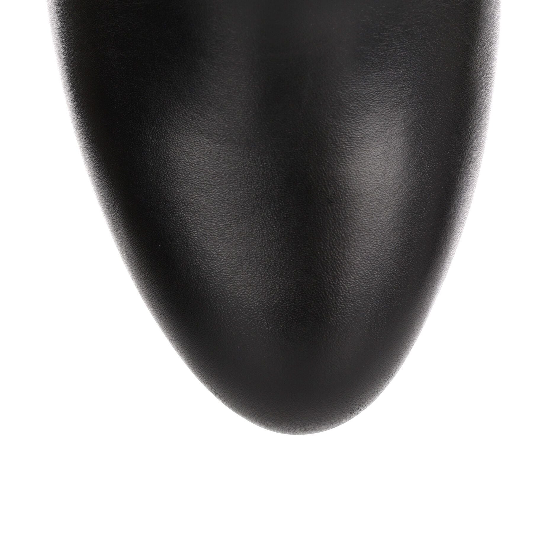 Black shark-lock ankle boot