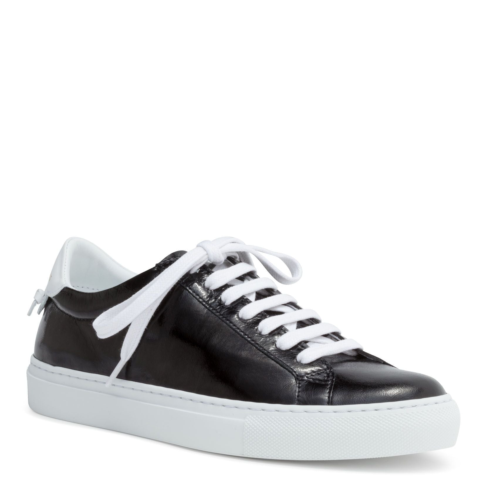 Urban street black patent sneakers