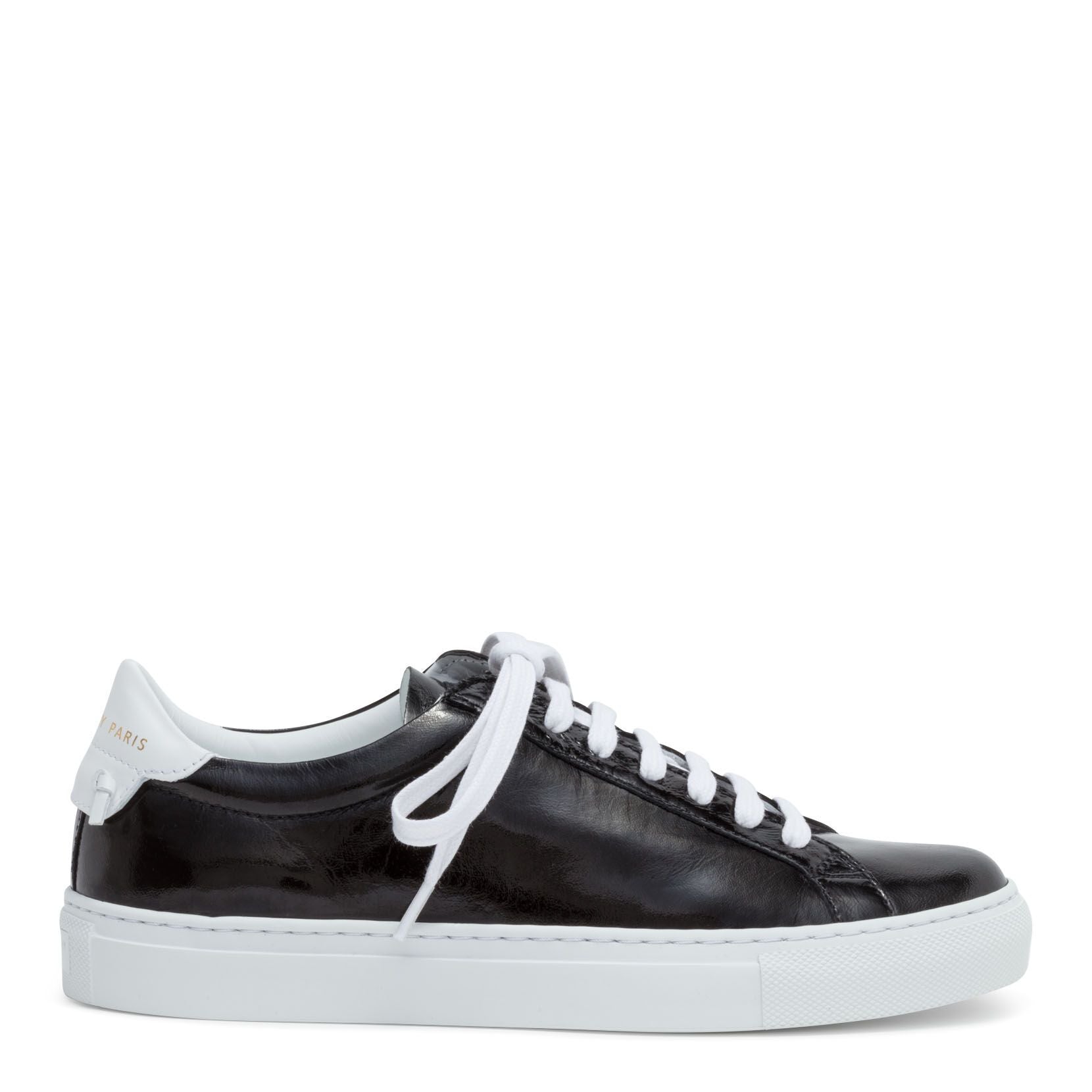 Urban street black patent sneakers